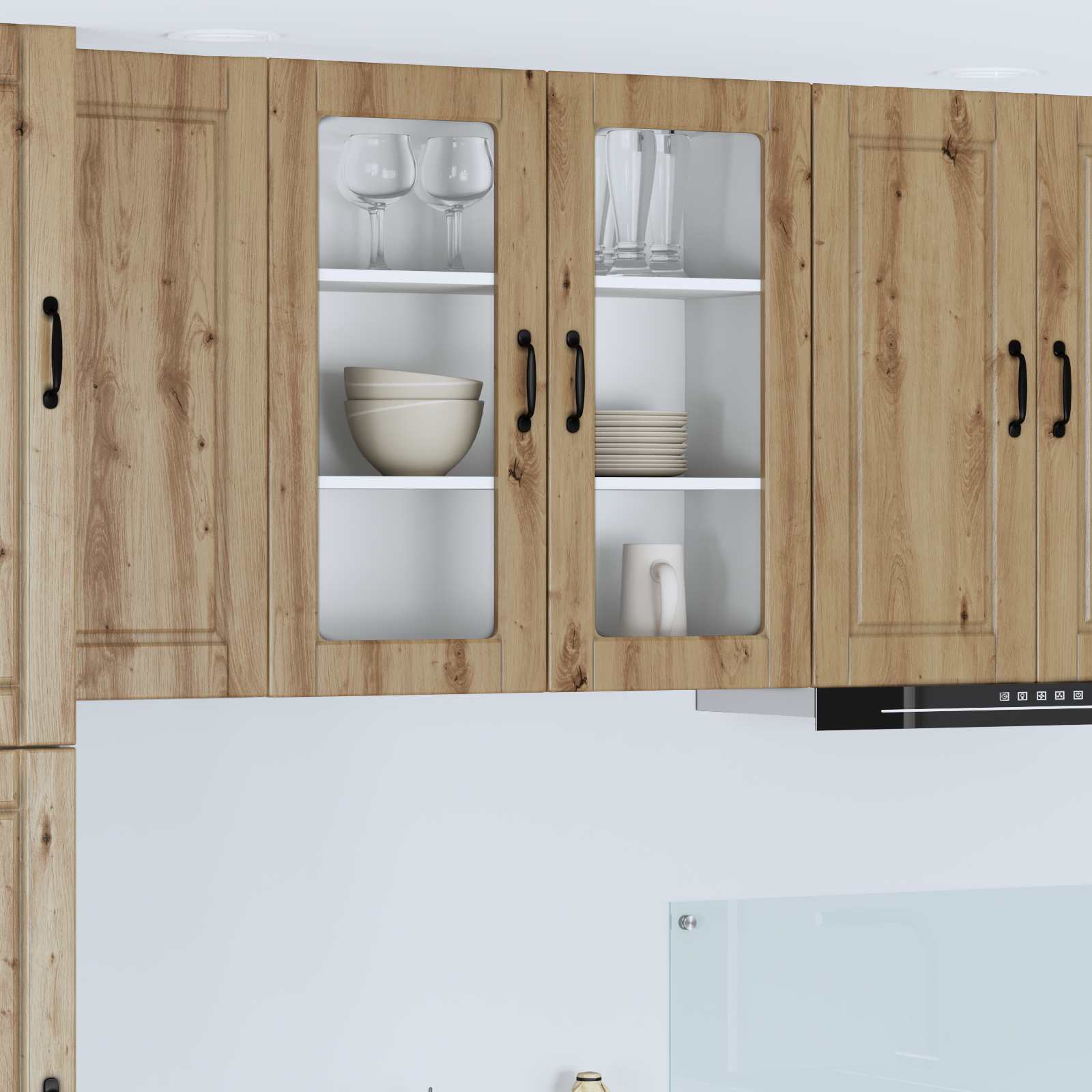 Vaatwasserpaneel Artisan Eiken 80 x 31 x 80 cm Bewerkt hout is nu te koop bij PeponiXL, paradijselijk wonen!
