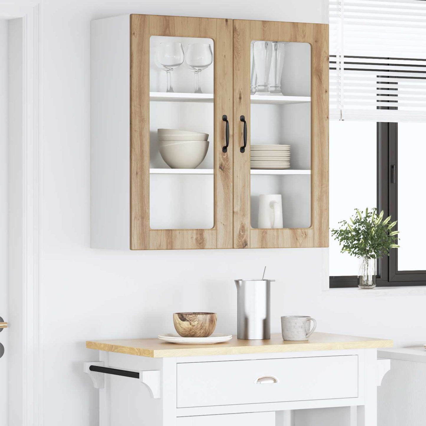 Vaatwasserpaneel Artisan Eiken 80 x 31 x 80 cm Bewerkt hout is nu te koop bij PeponiXL, paradijselijk wonen!