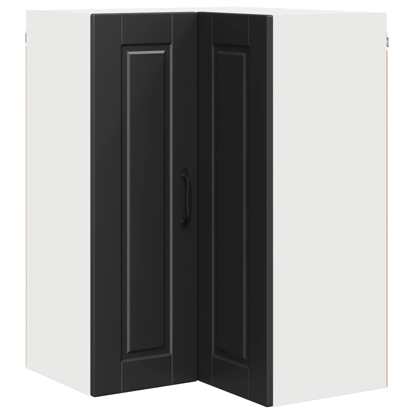 Vaatwasserpaneel met plank Zwart 57 x 57 x 80 cm Bewerkt hout is nu te koop bij PeponiXL, paradijselijk wonen!