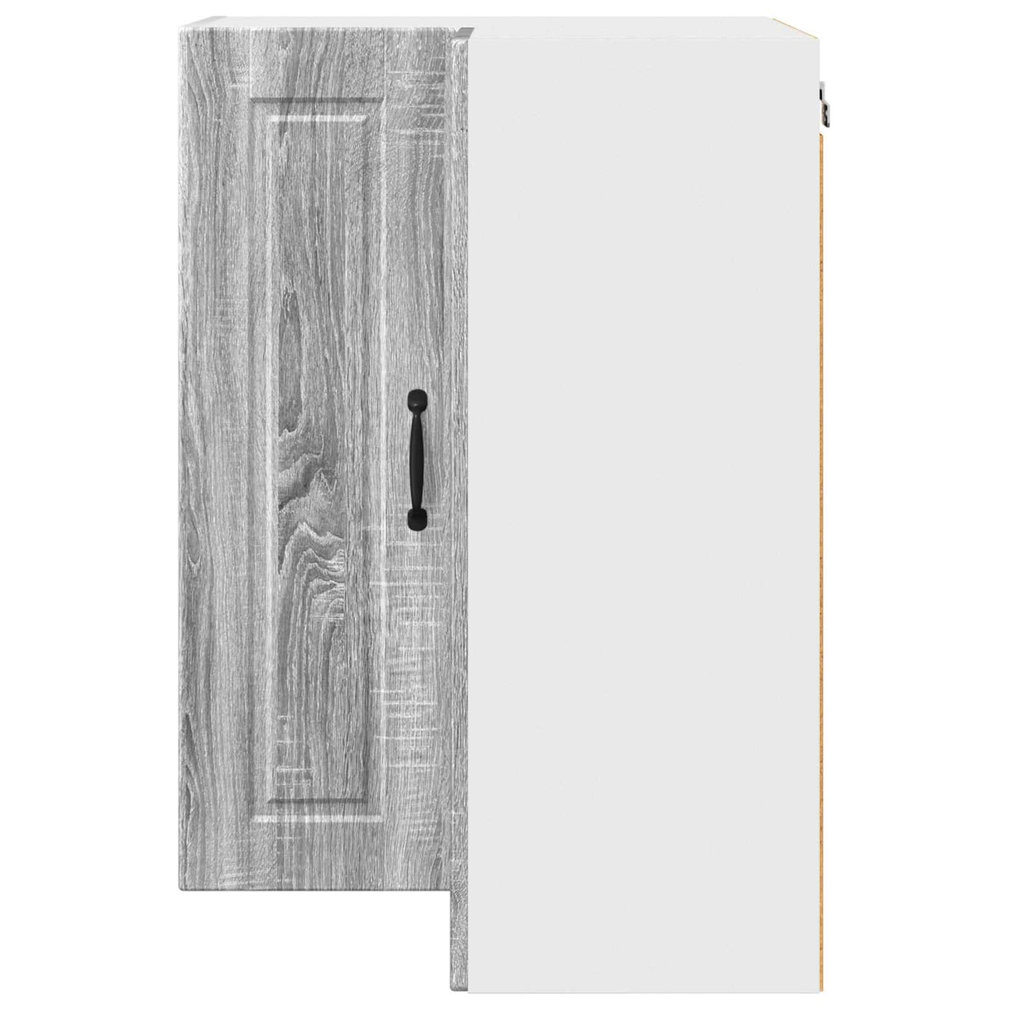 Keukenkast met plank Grijs Sonoma 57 x 57 x 80 cm Bewerkt hout is nu te koop bij PeponiXL, paradijselijk wonen!