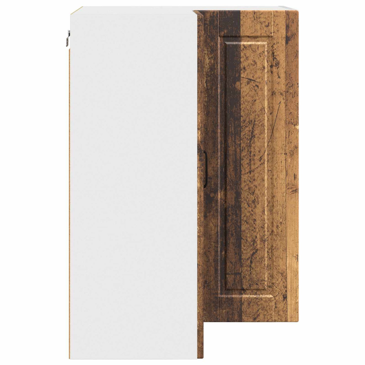 Keukenkast met plank Oudhout 57 x 57 x 80 cm Bewerkt hout is nu te koop bij PeponiXL, paradijselijk wonen!