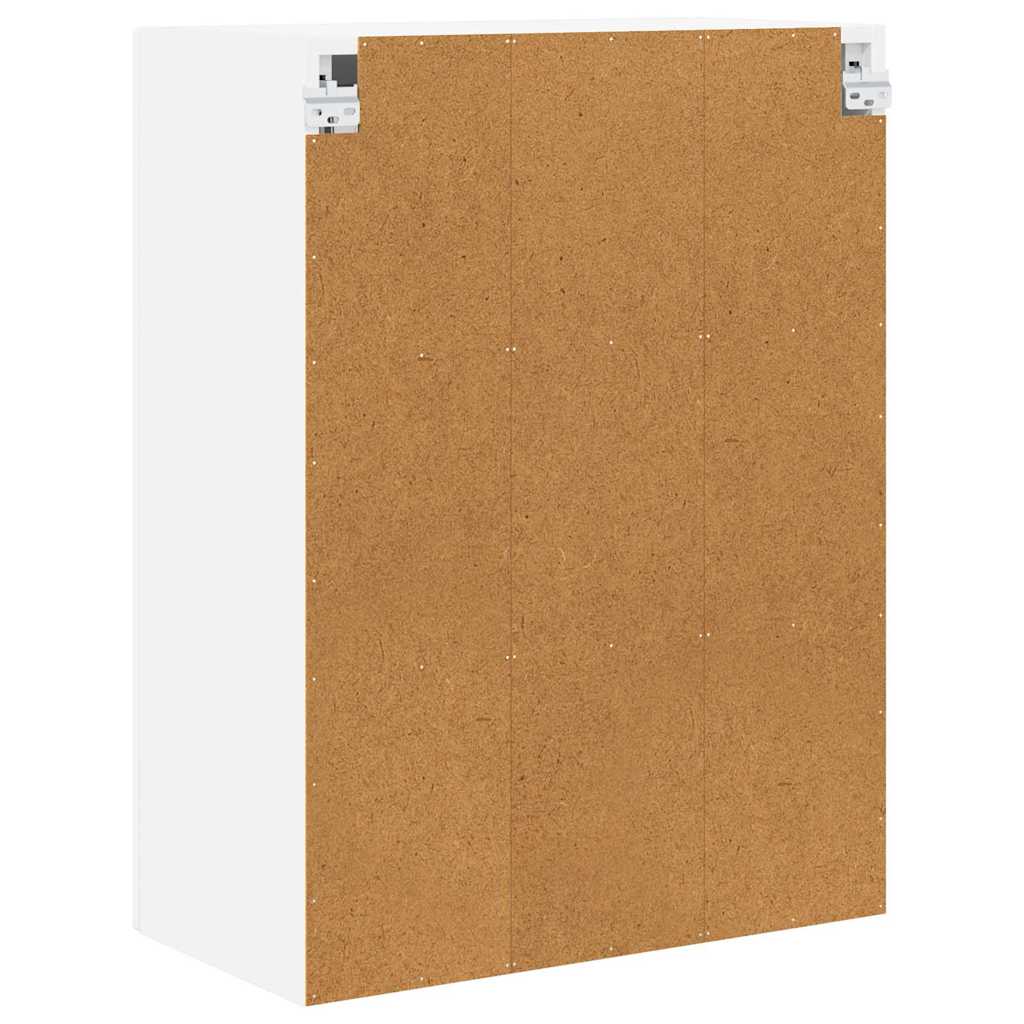 Keukenkast met plank Wit 60 x 31 x 80 cm Bewerkt hout is nu te koop bij PeponiXL, paradijselijk wonen!