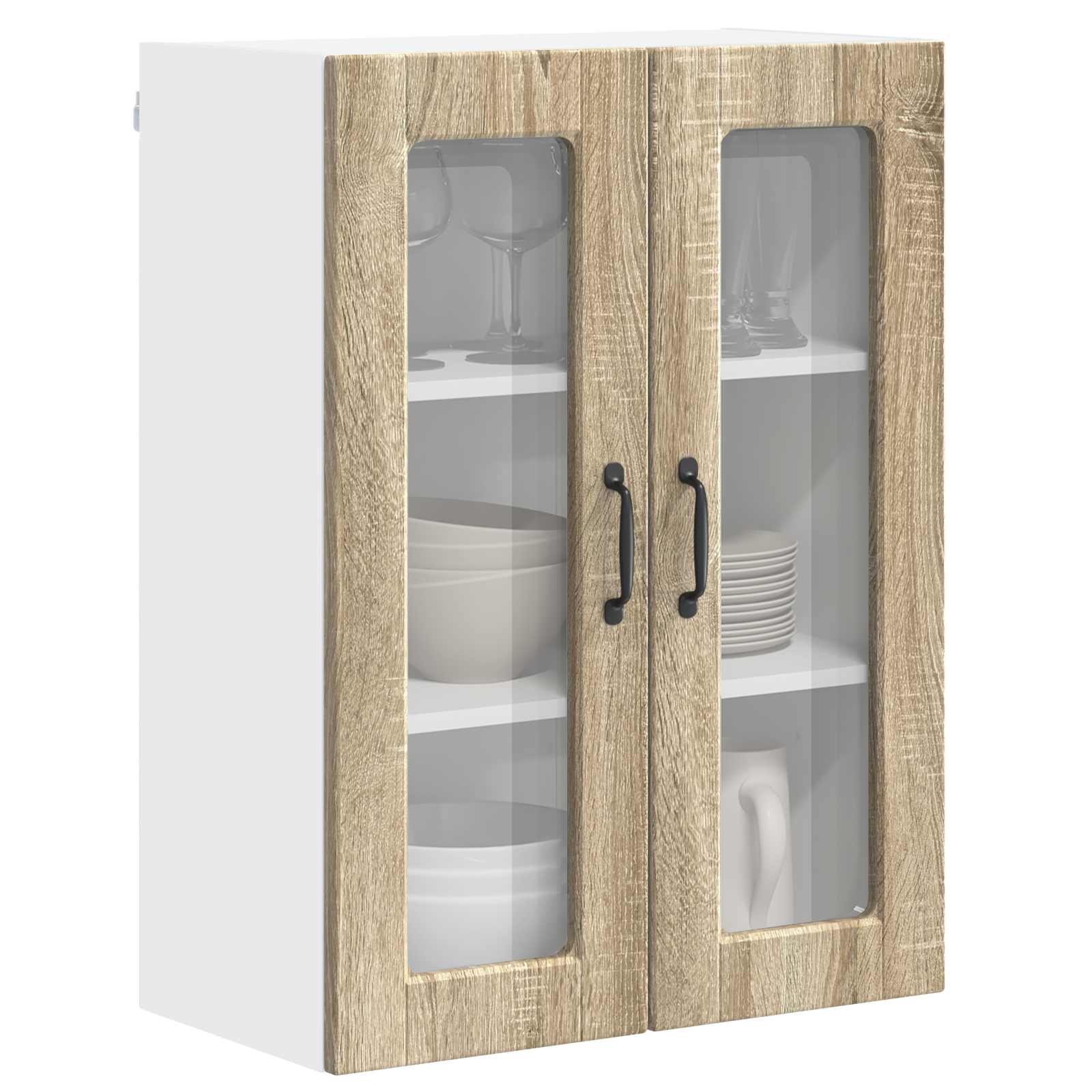 Vaatwasserpaneel Sonoma Eiken 60 x 31 x 80 cm Bewerkt hout is nu te koop bij PeponiXL, paradijselijk wonen!