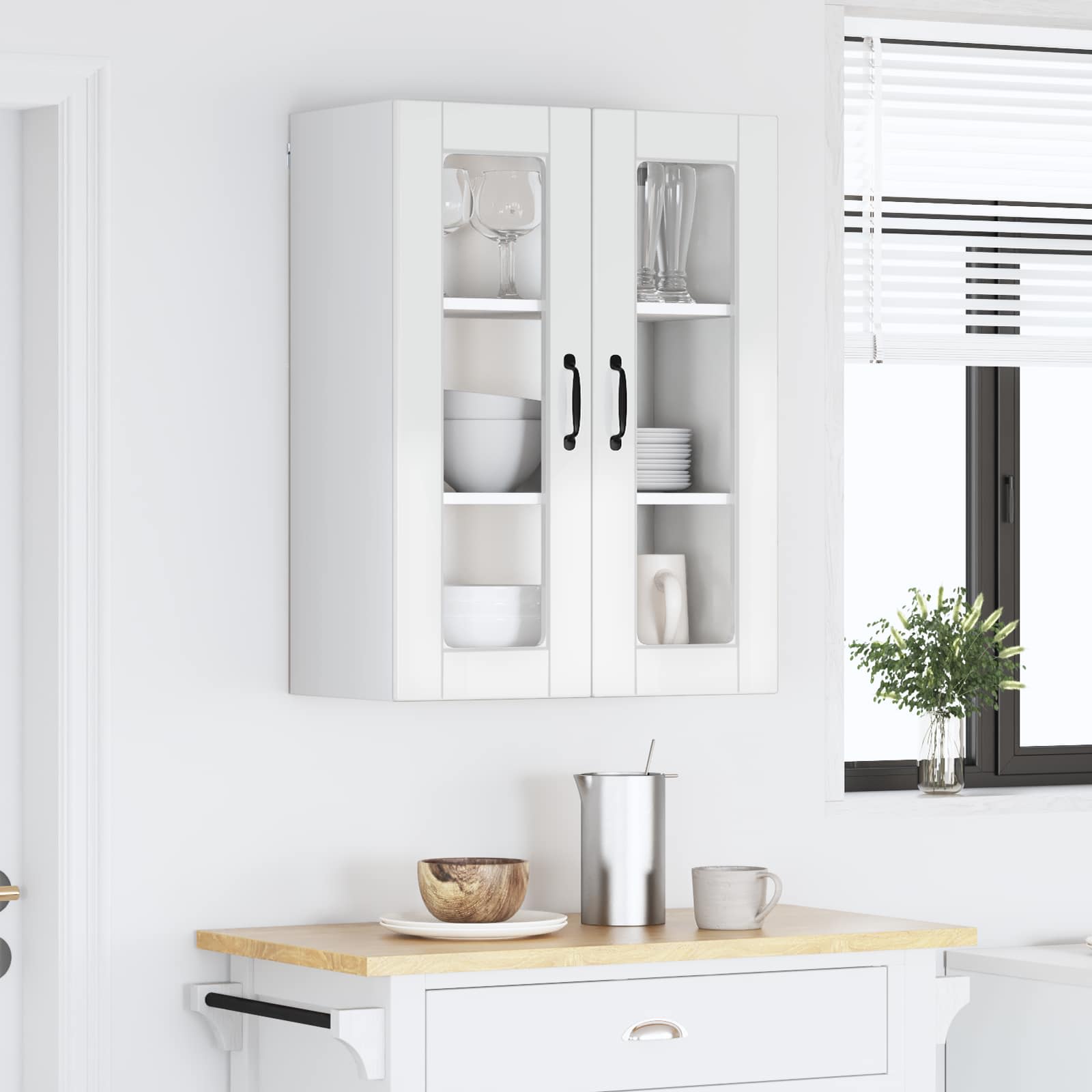 Vaatwasserpaneel Hoogglans wit 60 x 31 x 80 cm Bewerkt hout is nu te koop bij PeponiXL, paradijselijk wonen!