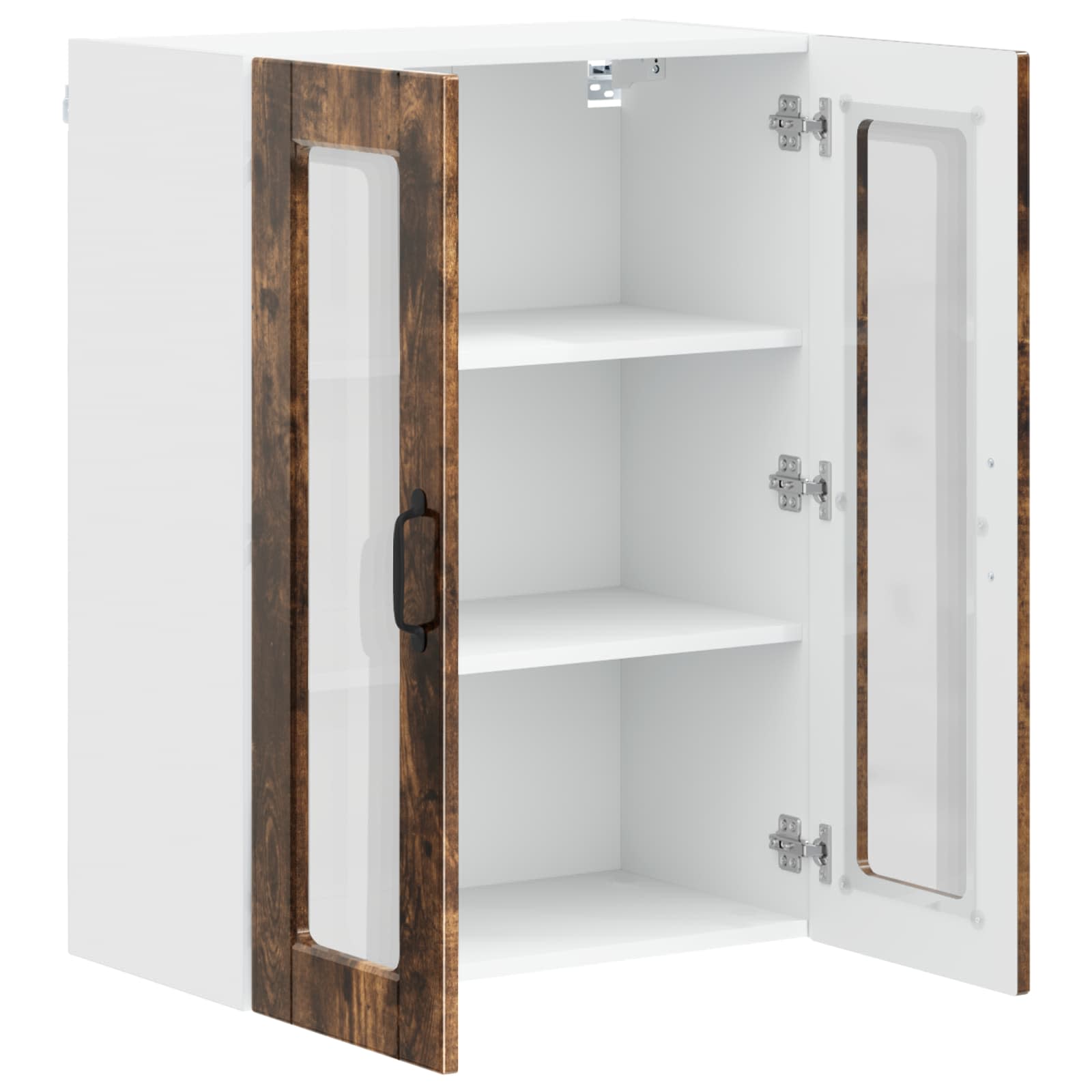 Vaatwasserpaneel Gerookt eiken 60 x 31 x 80 cm Bewerkt hout is nu te koop bij PeponiXL, paradijselijk wonen!