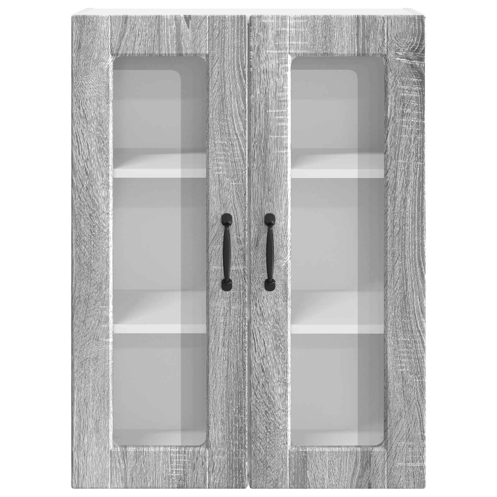 Keukenkast met plank Grijs Sonoma 60 x 31 x 80 cm Bewerkt hout is nu te koop bij PeponiXL, paradijselijk wonen!