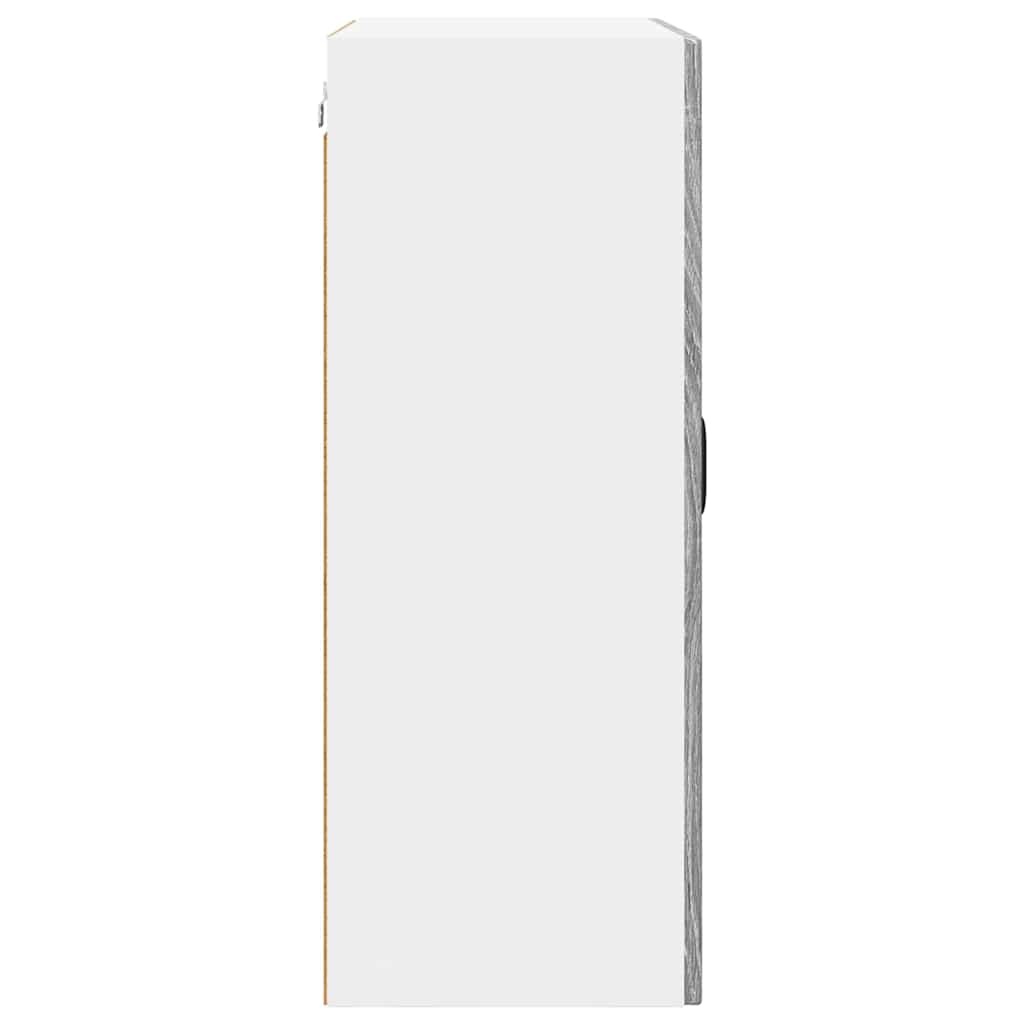 Keukenkast met plank Grijs Sonoma 60 x 31 x 80 cm Bewerkt hout is nu te koop bij PeponiXL, paradijselijk wonen!