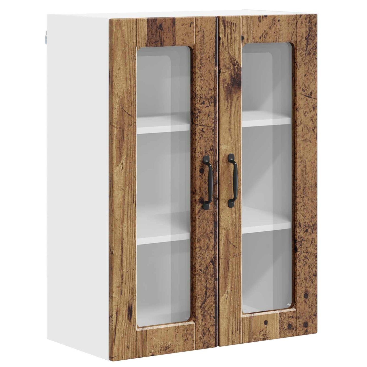 Vaatwasserpaneel met plank Oudhout 60 x 31 x 80 cm Bewerkt hout is nu te koop bij PeponiXL, paradijselijk wonen!