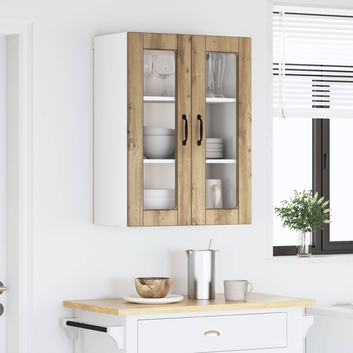 Vaatwasserpaneel Artisan Eiken 60 x 31 x 80 cm Bewerkt hout is nu te koop bij PeponiXL, paradijselijk wonen!