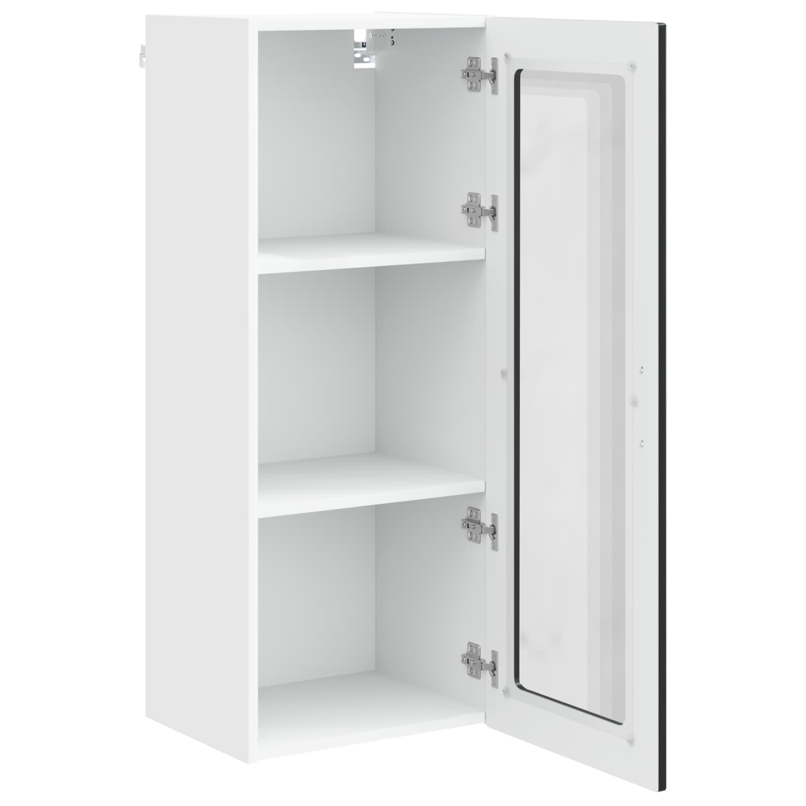 Keukenkast met plank Zwart 40 x 31 x 100 cm Bewerkt hout is nu te koop bij PeponiXL, paradijselijk wonen!