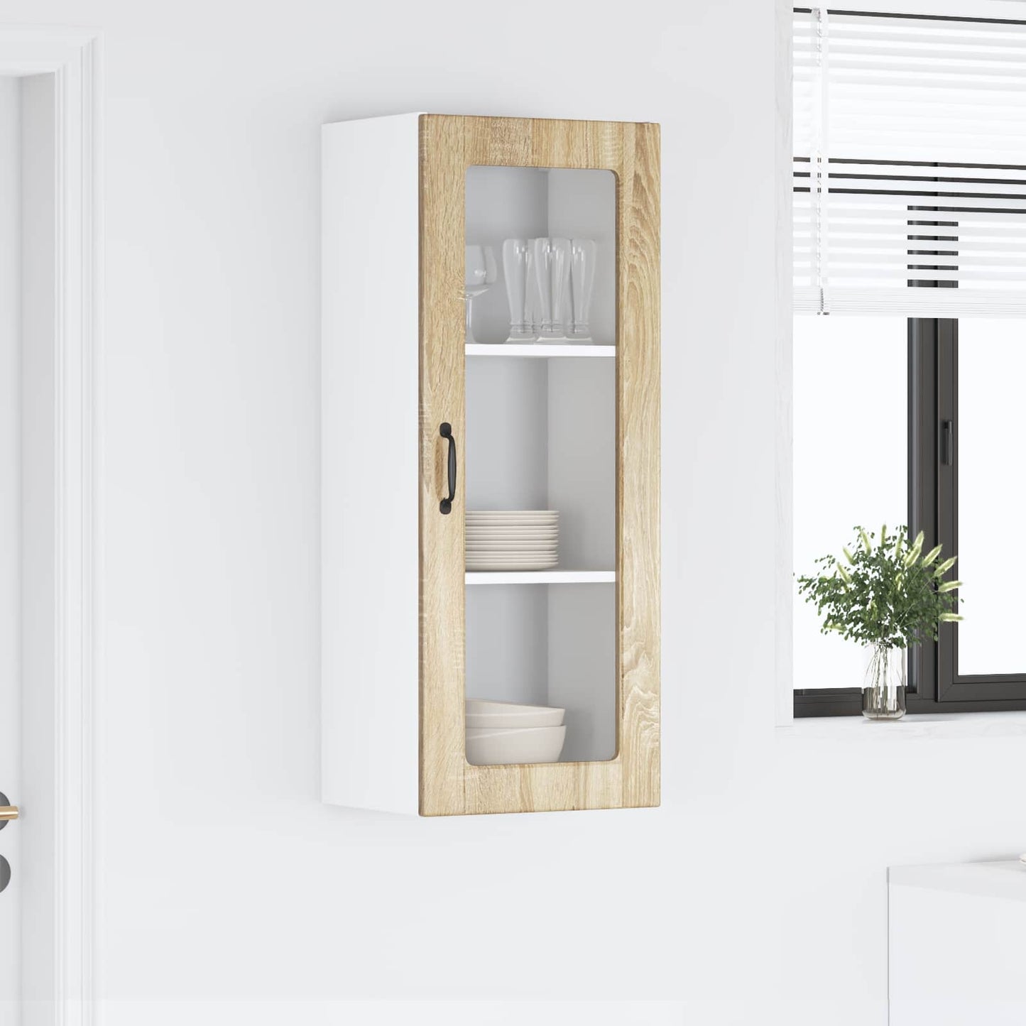 Keukenkast met plank Sonoma Eiken 40 x 31 x 100 cm Bewerkt hout is nu te koop bij PeponiXL, paradijselijk wonen!