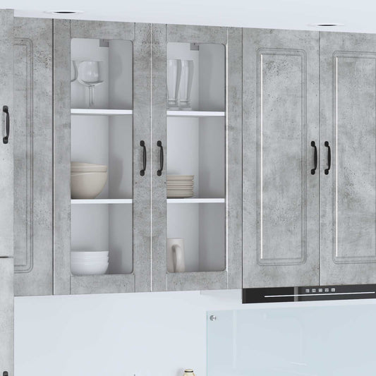Vaatwasserpaneel Beton Grijs 40 x 31 x 100 cm Bewerkt hout is nu te koop bij PeponiXL, paradijselijk wonen!
