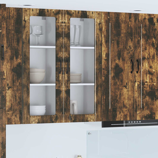 Vaatwasserpaneel Gerookt eiken 40 x 31 x 100 cm Bewerkt hout is nu te koop bij PeponiXL, paradijselijk wonen!