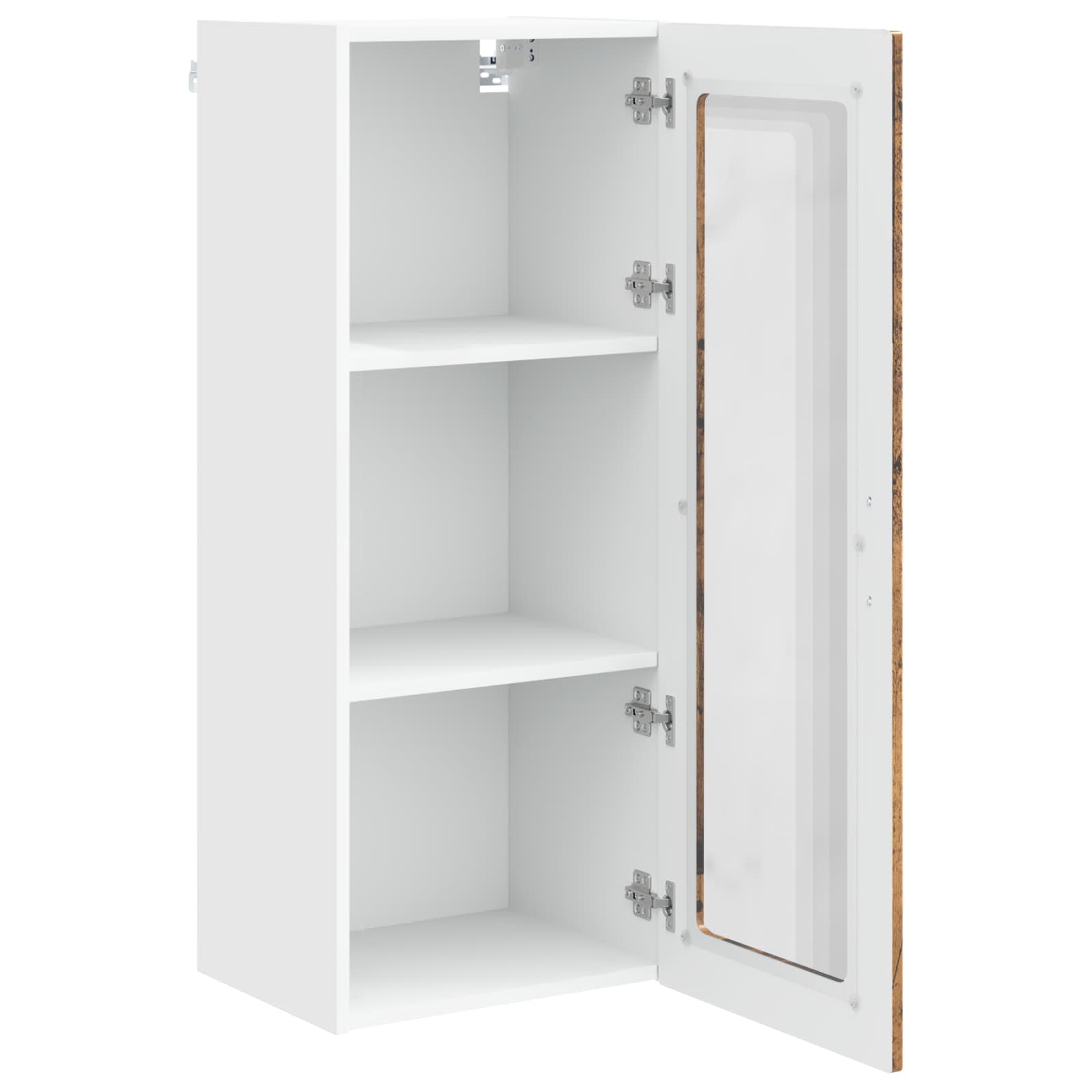 Keukenkast met plank Oudhout 40 x 31 x 100 cm Bewerkt hout is nu te koop bij PeponiXL, paradijselijk wonen!