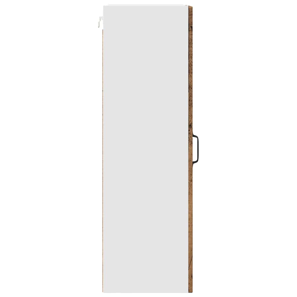 Keukenkast met plank Oudhout 40 x 31 x 100 cm Bewerkt hout is nu te koop bij PeponiXL, paradijselijk wonen!