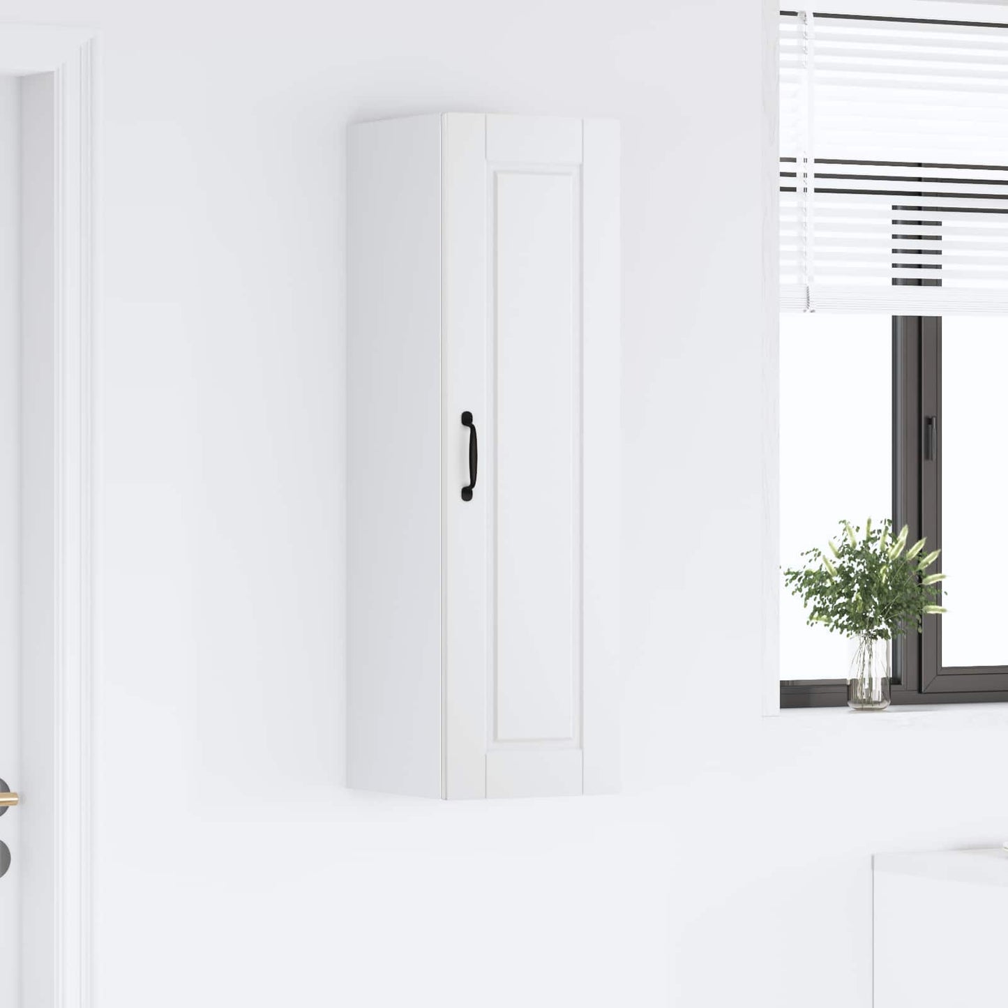 Keukenkast met plank Wit 30 x 31 x 100 cm Bewerkt hout is nu te koop bij PeponiXL, paradijselijk wonen!