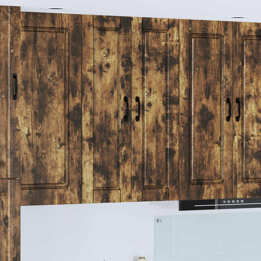 Vaatwasserpaneel Gerookt eiken 30 x 31 x 100 cm Bewerkt hout is nu te koop bij PeponiXL, paradijselijk wonen!