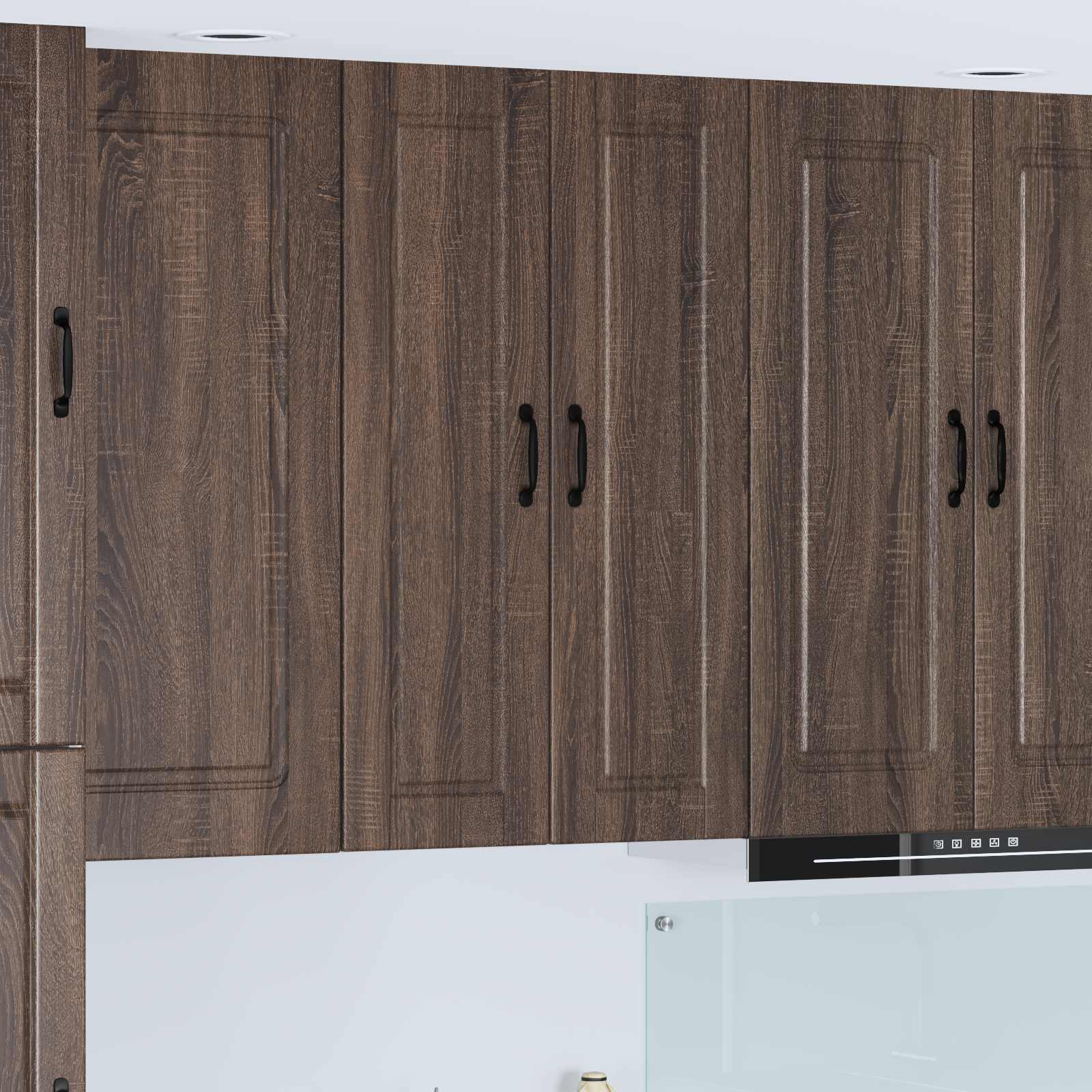 Vaatwasserpaneel Bruin Eiken 30 x 31 x 100 cm Bewerkt hout is nu te koop bij PeponiXL, paradijselijk wonen!