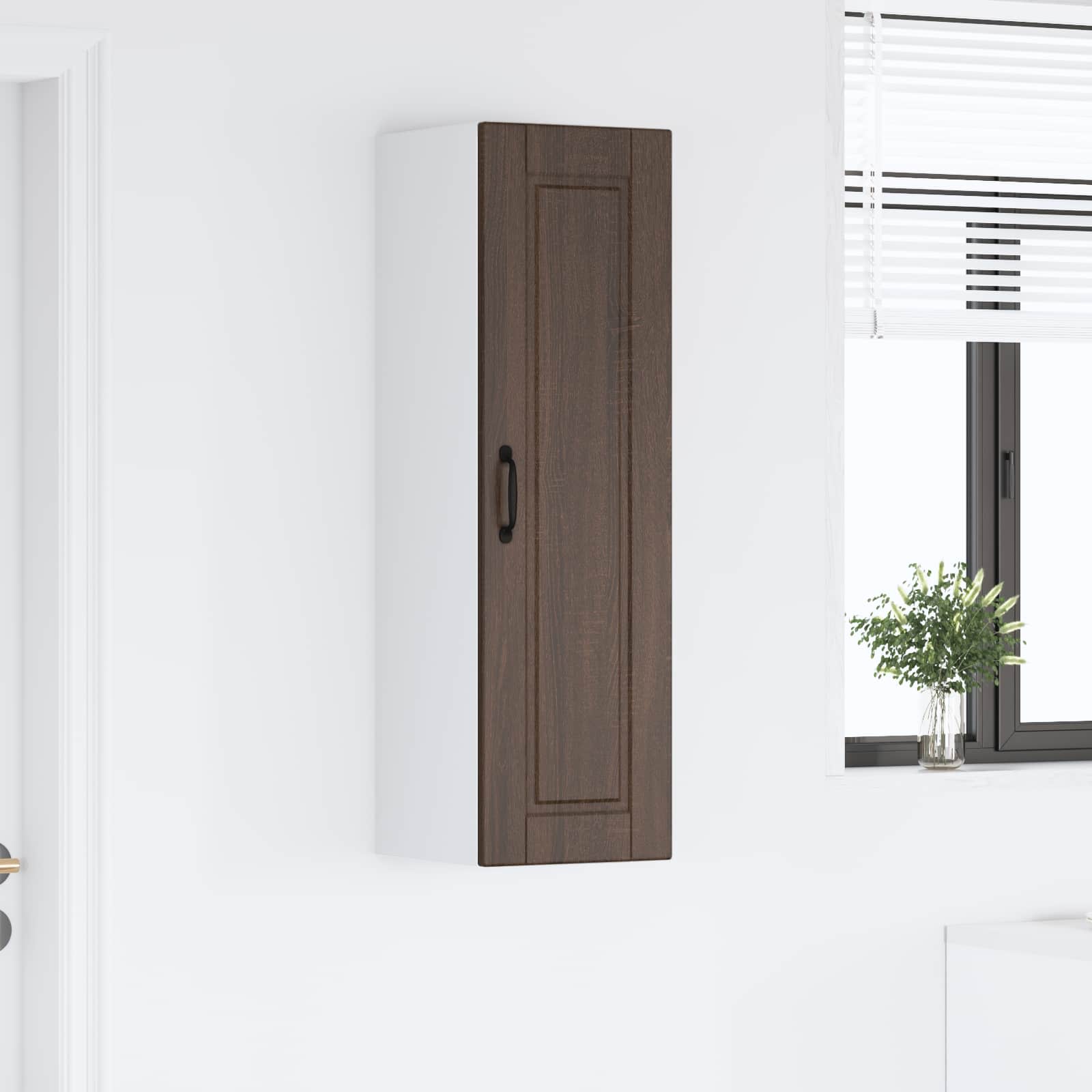 Vaatwasserpaneel Bruin Eiken 30 x 31 x 100 cm Bewerkt hout is nu te koop bij PeponiXL, paradijselijk wonen!