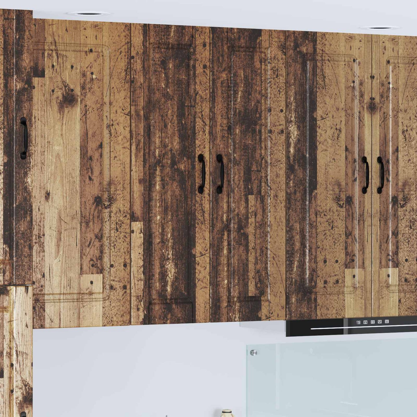 Vaatwasserpaneel Oudhout 30 x 31 x 100 cm Bewerkt hout is nu te koop bij PeponiXL, paradijselijk wonen!