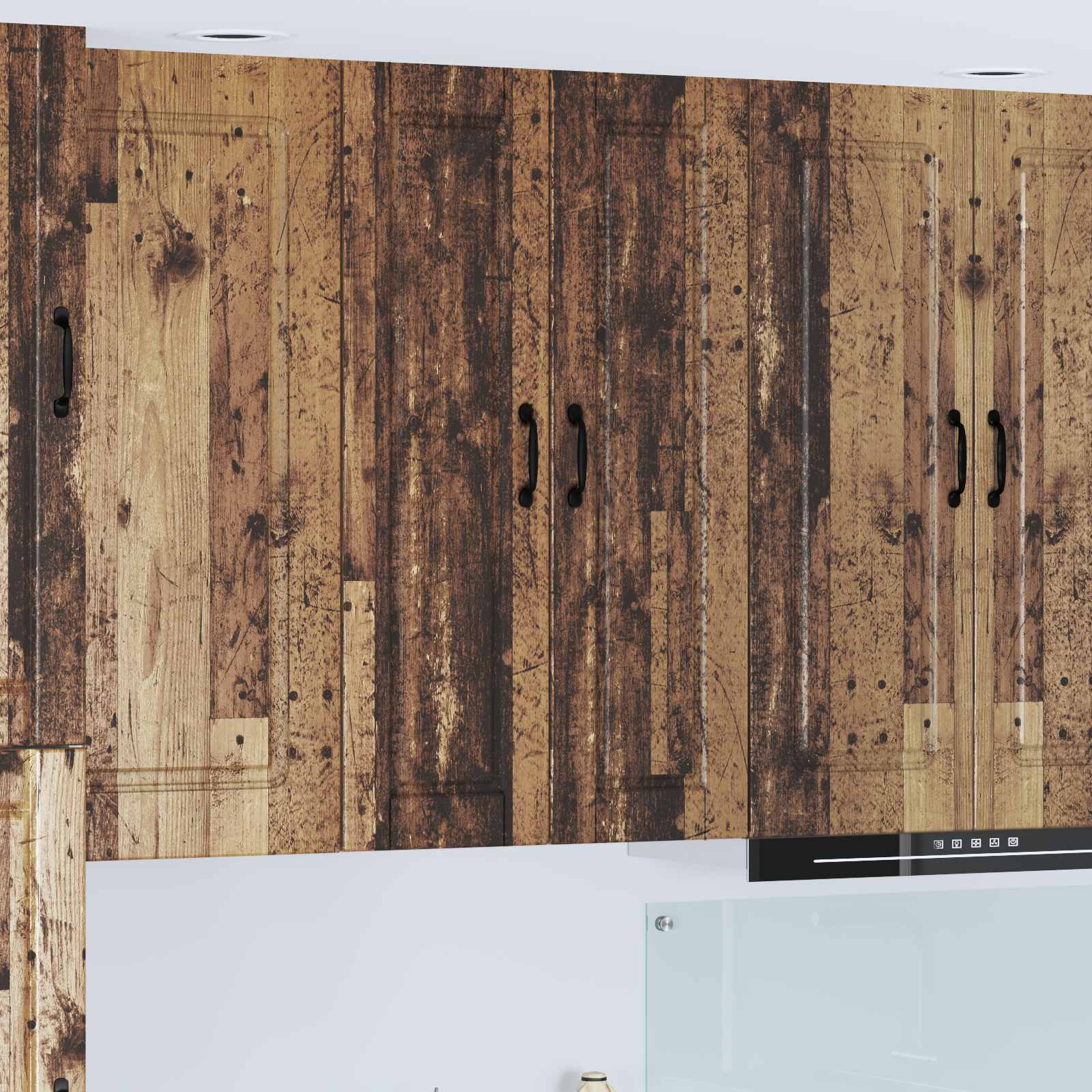Vaatwasserpaneel Oudhout 30 x 31 x 100 cm Bewerkt hout is nu te koop bij PeponiXL, paradijselijk wonen!