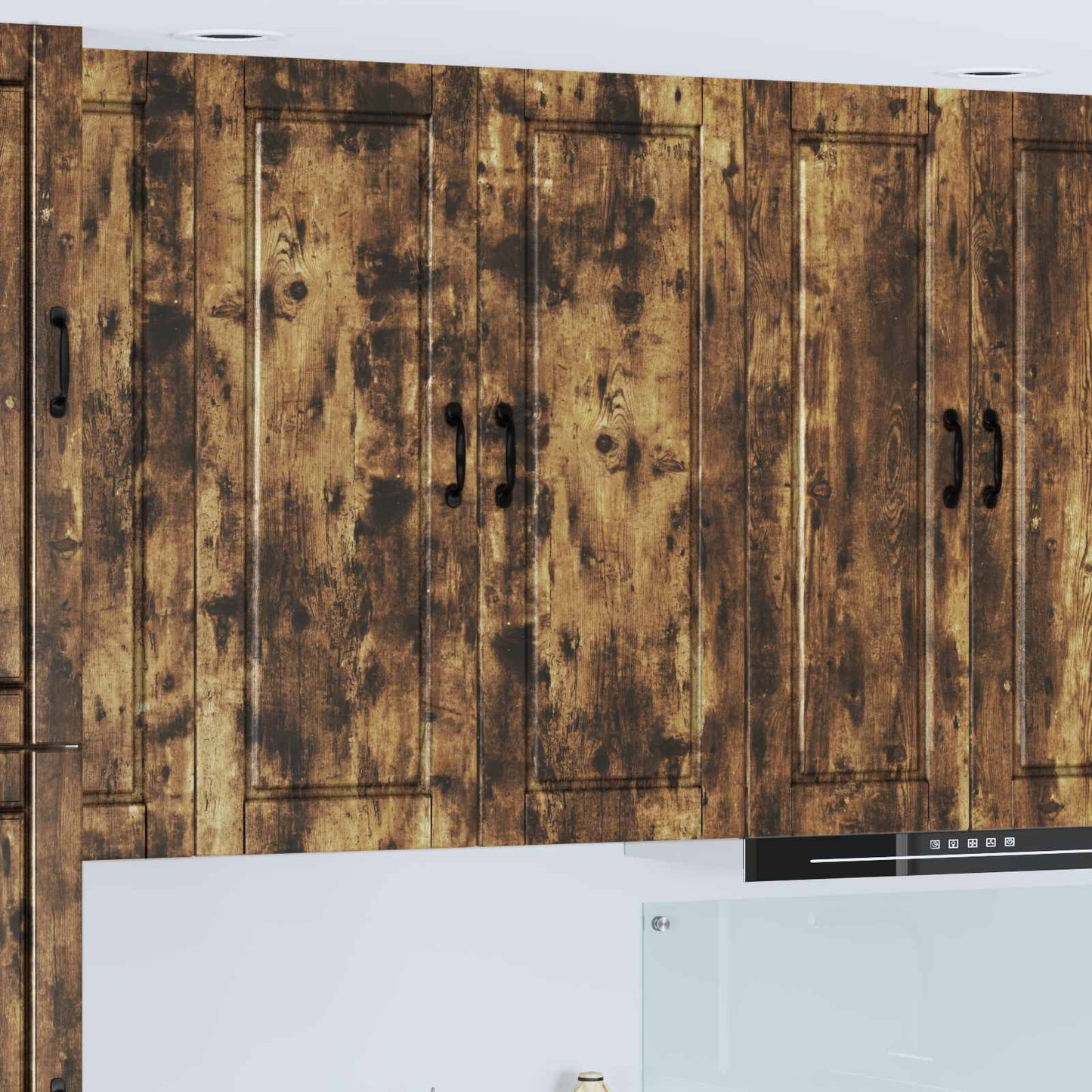 Vaatwasserpaneel Gerookt eiken 40 x 31 x 100 cm Bewerkt hout is nu te koop bij PeponiXL, paradijselijk wonen!