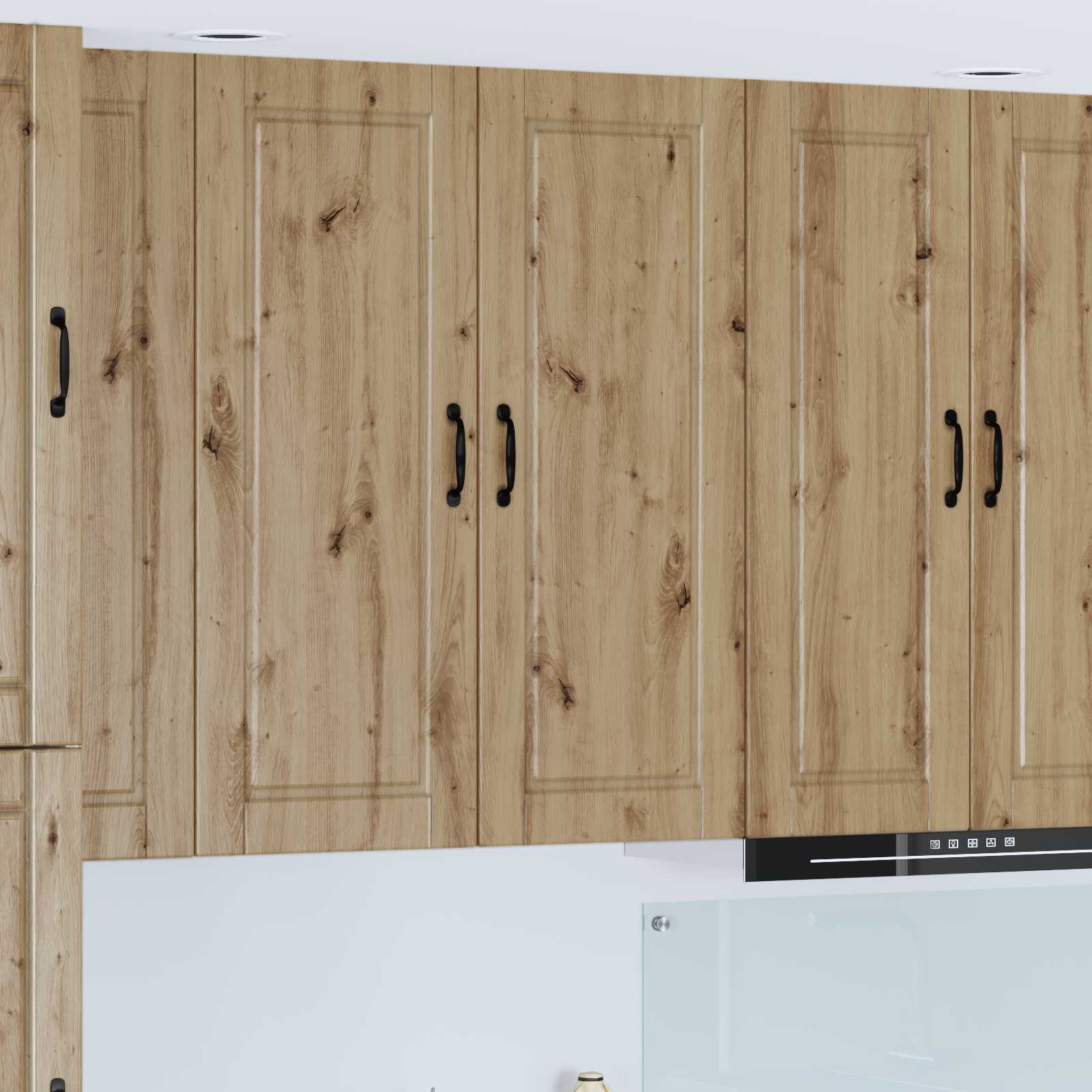 Keukenkast Artisan Eiken 40 x 31 x 100 cm Bewerkt hout is nu te koop bij PeponiXL, paradijselijk wonen!