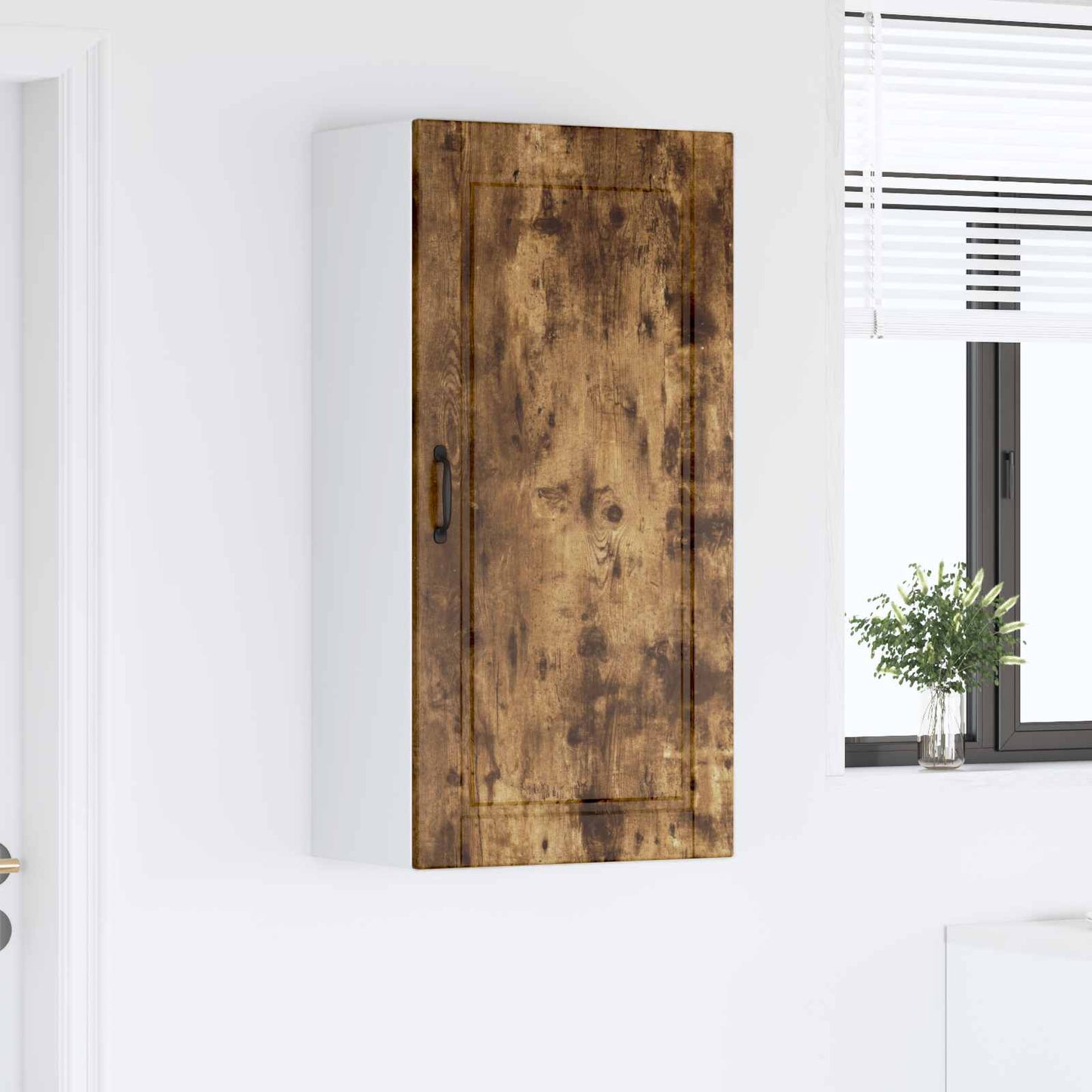 Vaatwasserpaneel Gerookt eiken 50 x 31 x 100 cm Bewerkt hout is nu te koop bij PeponiXL, paradijselijk wonen!