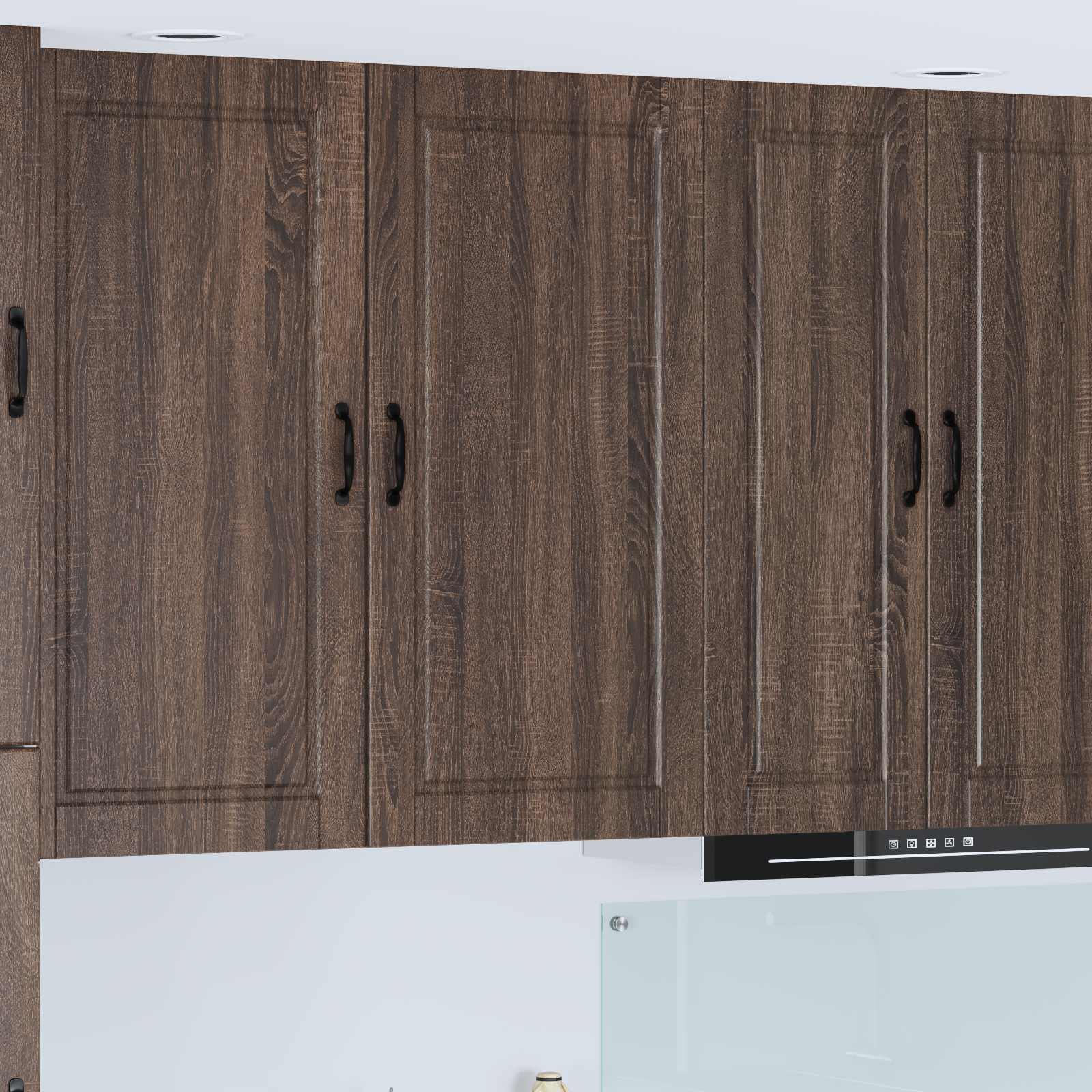 Vaatwasserpaneel Bruin Eiken 50 x 31 x 100 cm Bewerkt hout is nu te koop bij PeponiXL, paradijselijk wonen!