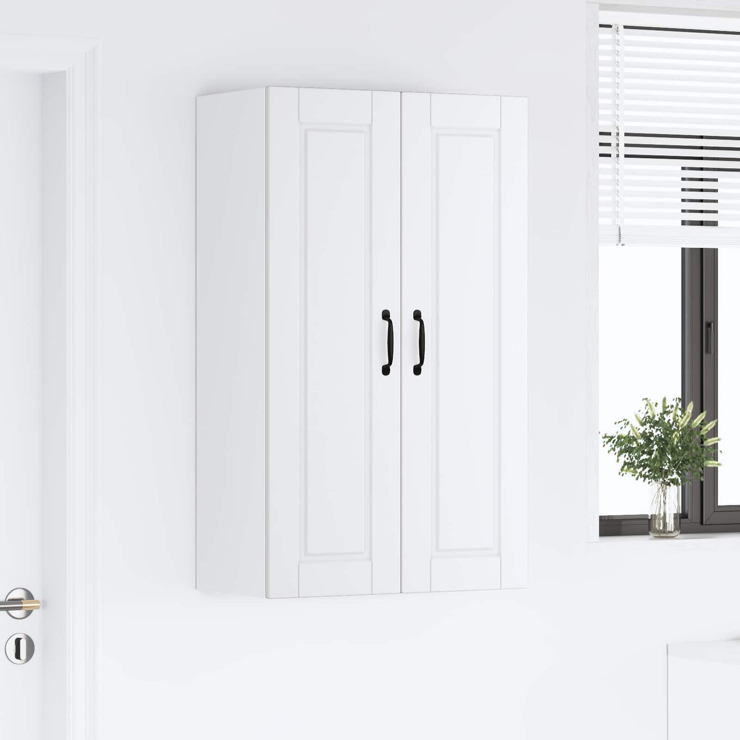 Vaatwasserpaneel met plank Wit 60 x 31 x 100 cm Bewerkt hout is nu te koop bij PeponiXL, paradijselijk wonen!