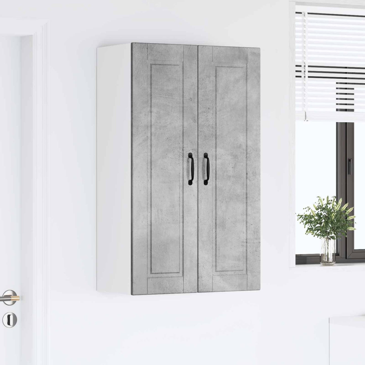 Vaatwasserpaneel Beton Grijs 60 x 31 x 100 cm Bewerkt hout is nu te koop bij PeponiXL, paradijselijk wonen!