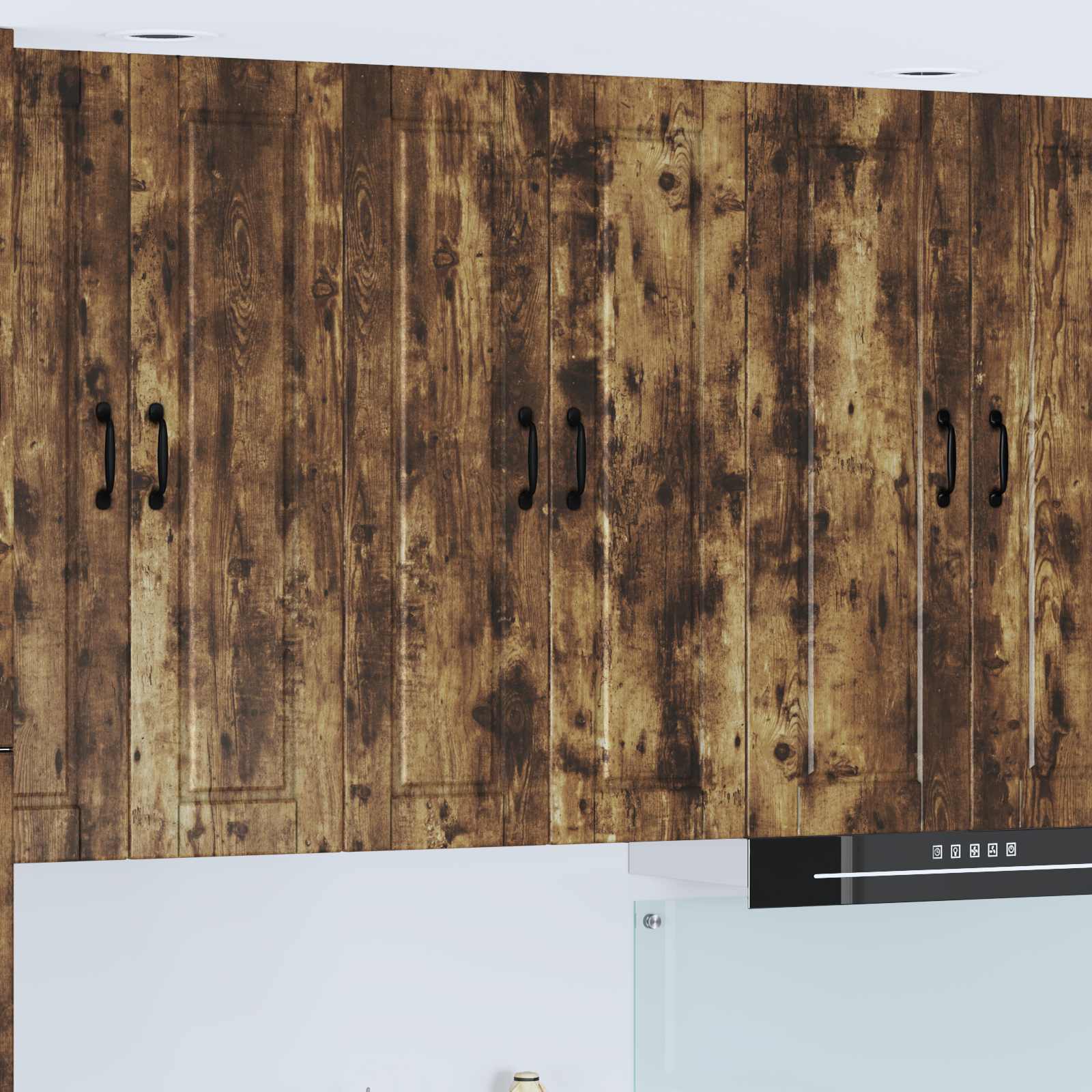 Vaatwasserpaneel Gerookt eiken 60 x 31 x 100 cm Bewerkt hout is nu te koop bij PeponiXL, paradijselijk wonen!