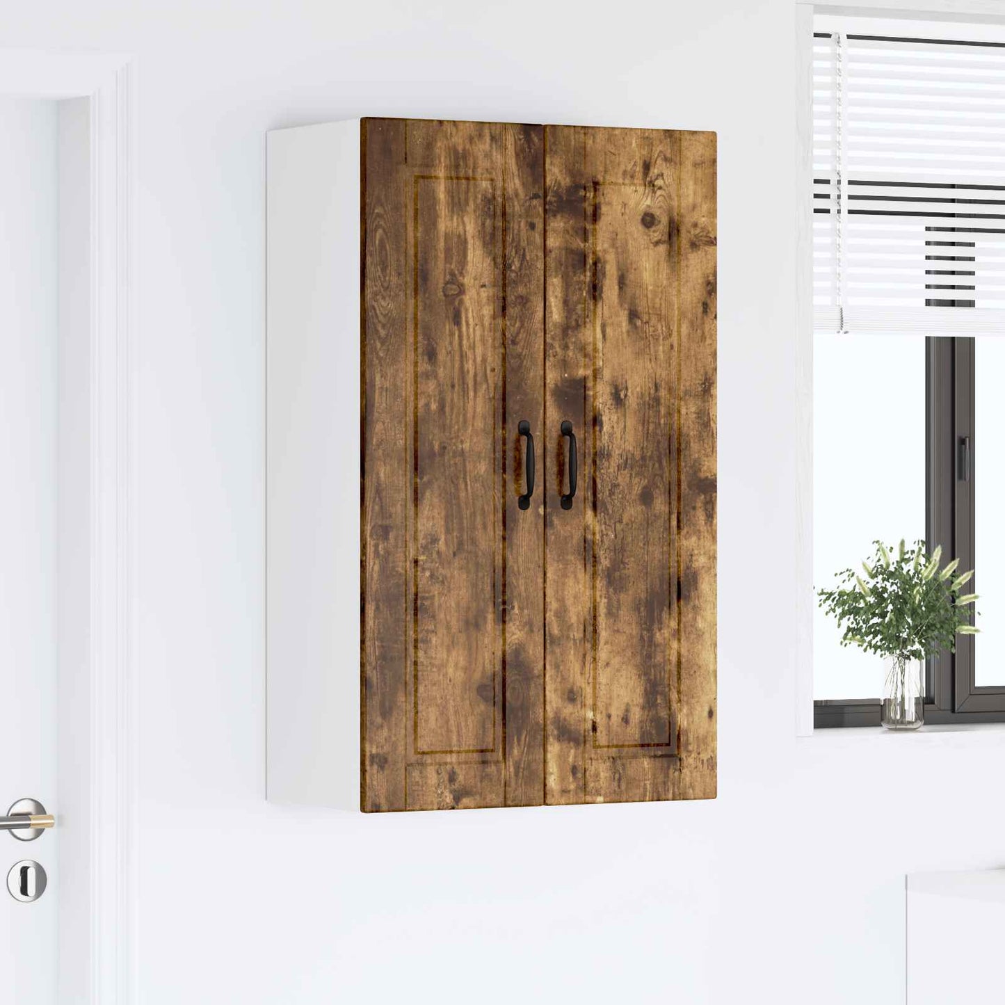 Vaatwasserpaneel Gerookt eiken 60 x 31 x 100 cm Bewerkt hout is nu te koop bij PeponiXL, paradijselijk wonen!