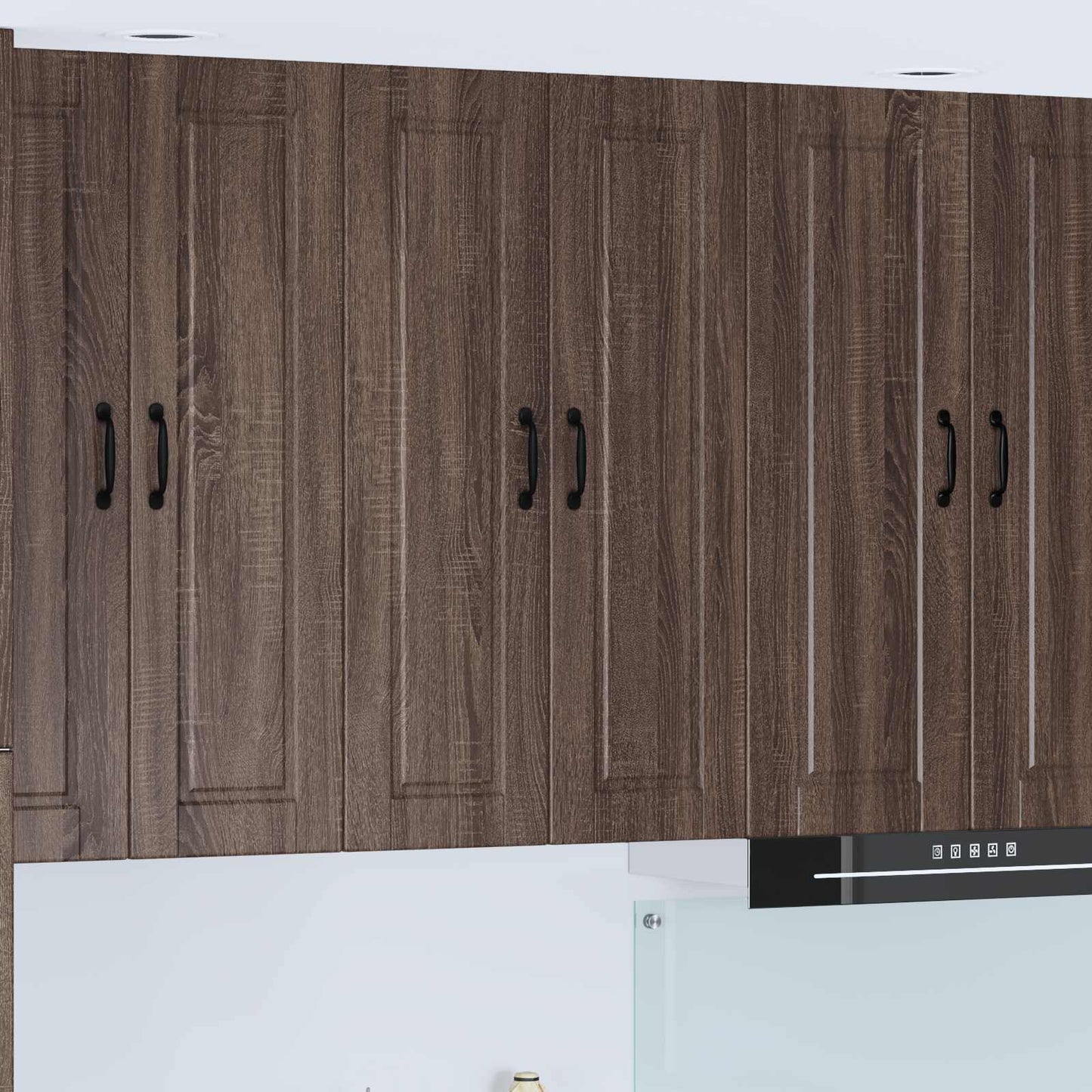 Vaatwasserpaneel Bruin Eiken 60 x 31 x 100 cm Bewerkt hout is nu te koop bij PeponiXL, paradijselijk wonen!