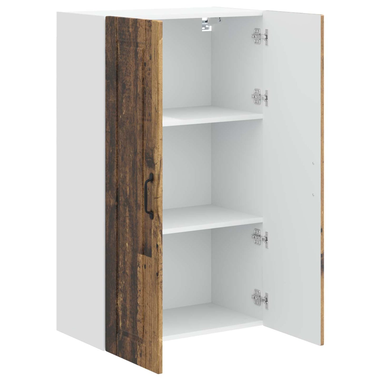 Keukenkast met plank Oudhout 60 x 31 x 100 cm Bewerkt hout is nu te koop bij PeponiXL, paradijselijk wonen!