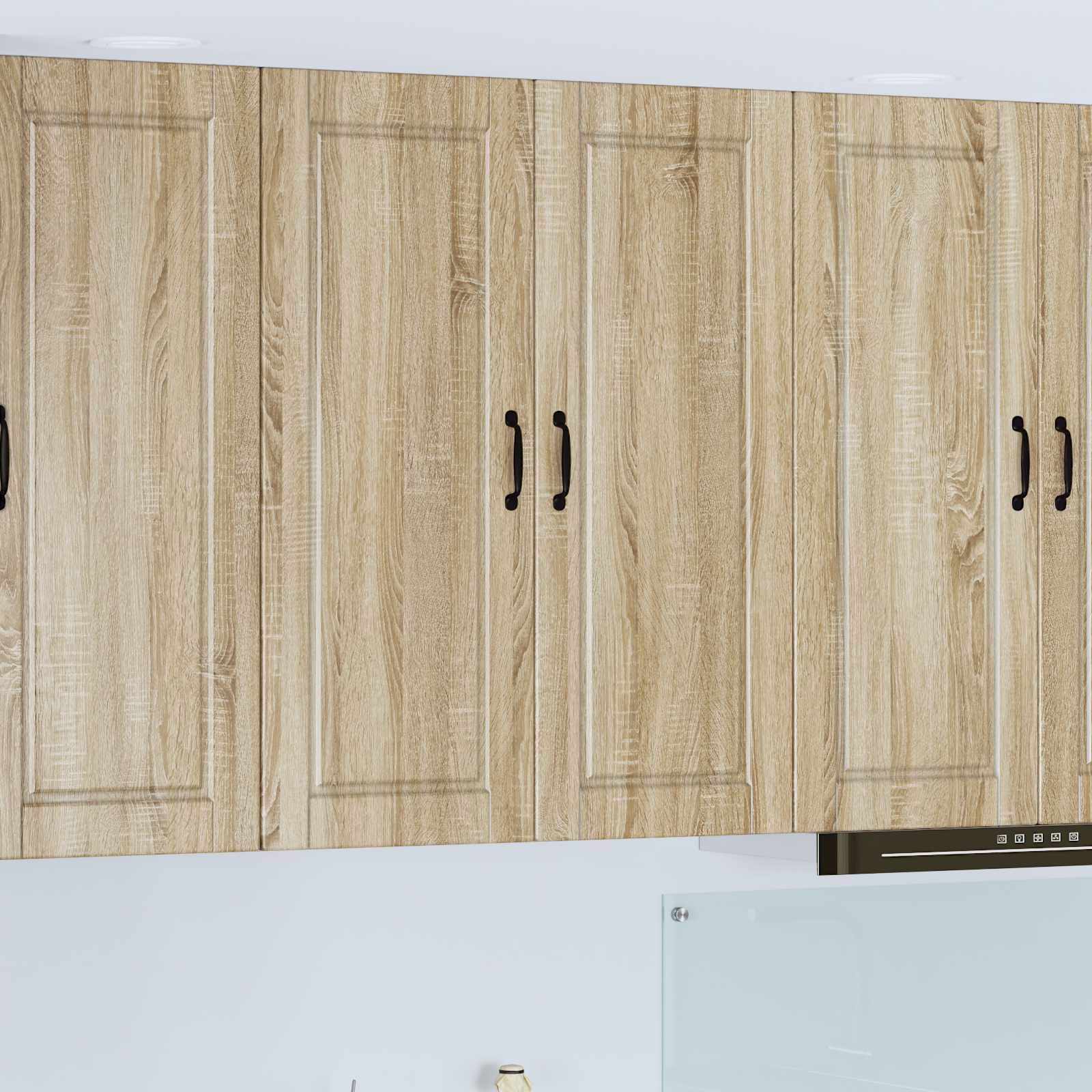 Vaatwasserpaneel Sonoma Eiken 80 x 31 x 100 cm Bewerkt hout is nu te koop bij PeponiXL, paradijselijk wonen!