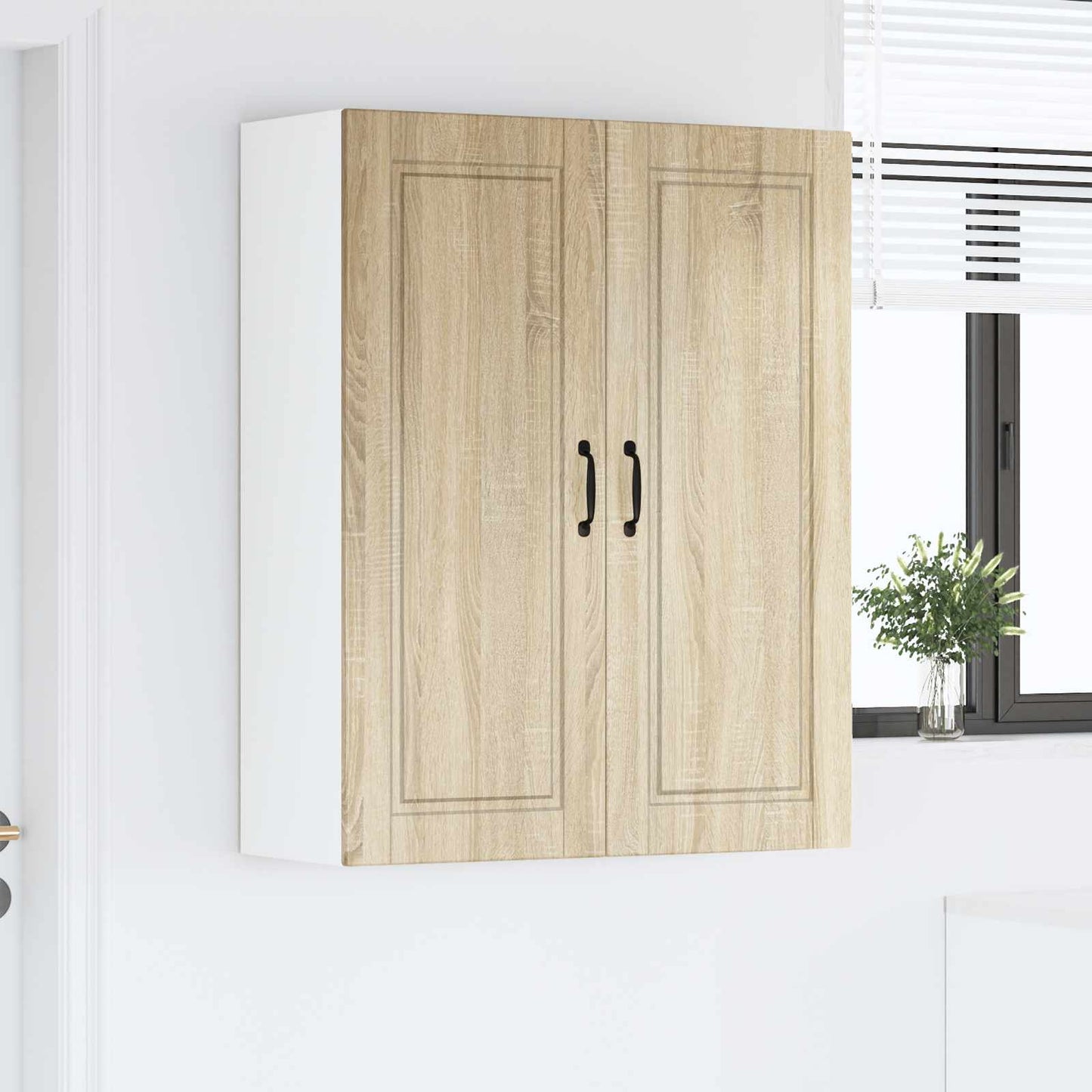 Vaatwasserpaneel Sonoma Eiken 80 x 31 x 100 cm Bewerkt hout is nu te koop bij PeponiXL, paradijselijk wonen!