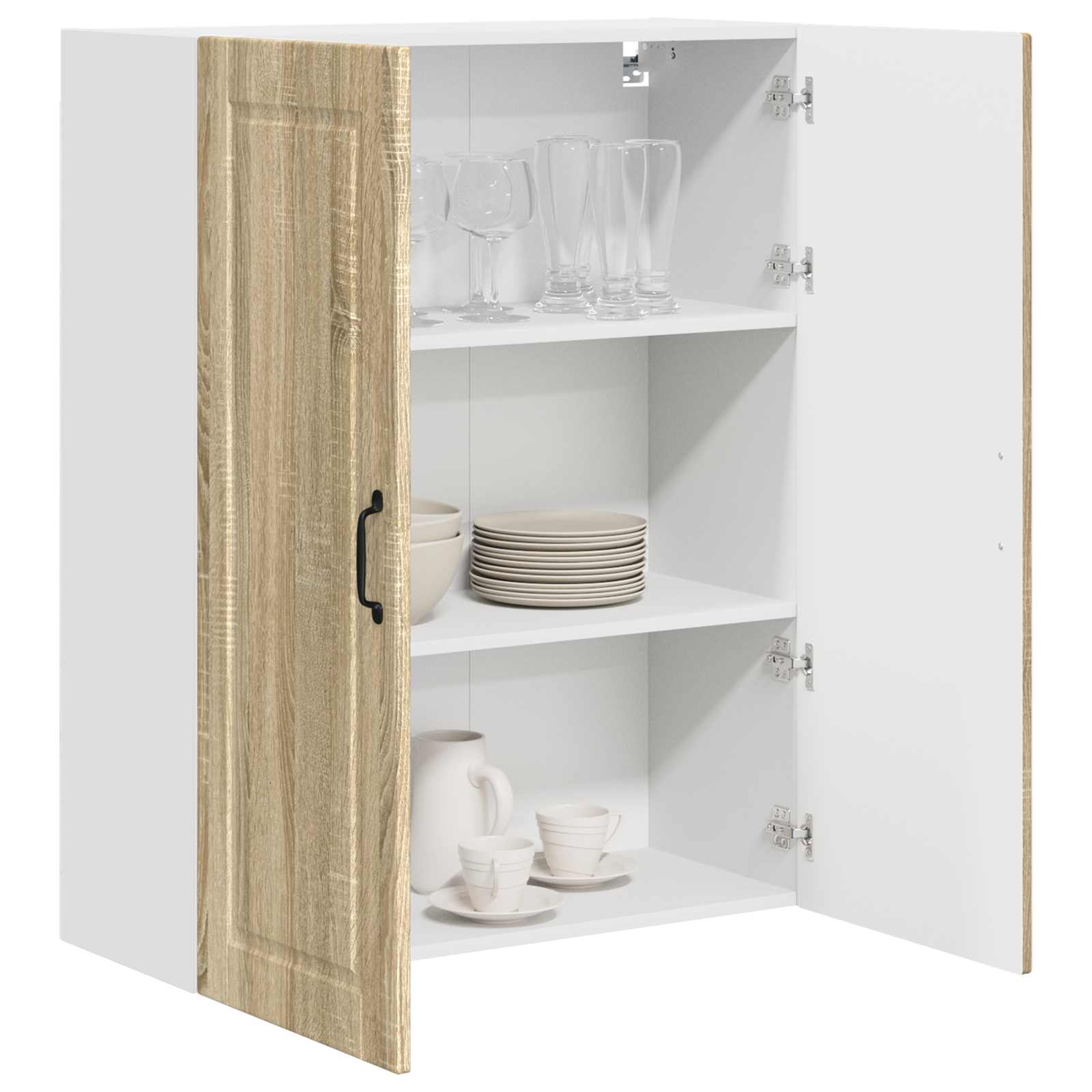 Vaatwasserpaneel Sonoma Eiken 80 x 31 x 100 cm Bewerkt hout is nu te koop bij PeponiXL, paradijselijk wonen!