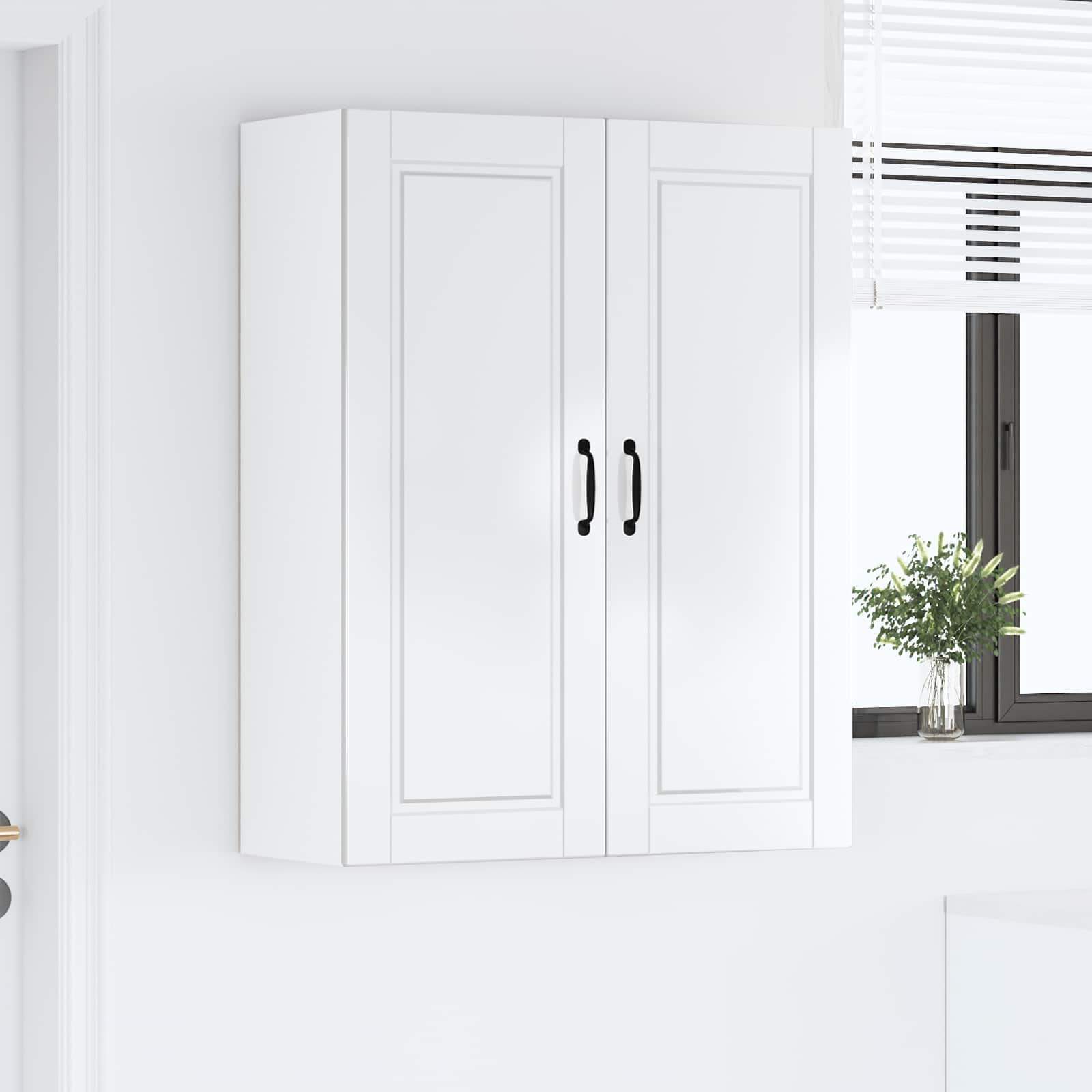 Vaatwasserpaneel Hoogglans wit 80 x 31 x 100 cm Bewerkt hout is nu te koop bij PeponiXL, paradijselijk wonen!