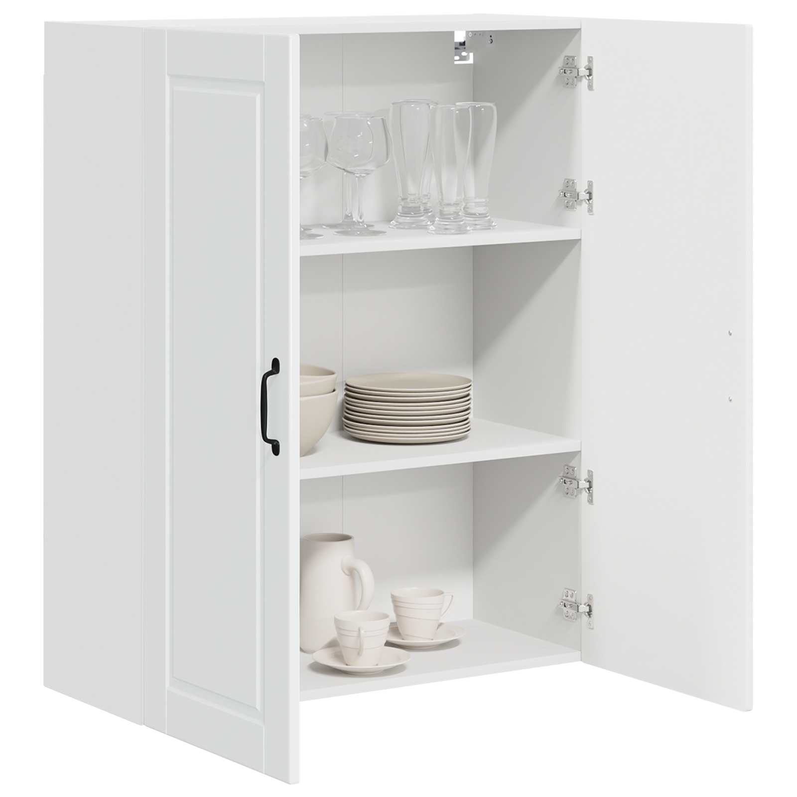 Vaatwasserpaneel Hoogglans wit 80 x 31 x 100 cm Bewerkt hout is nu te koop bij PeponiXL, paradijselijk wonen!