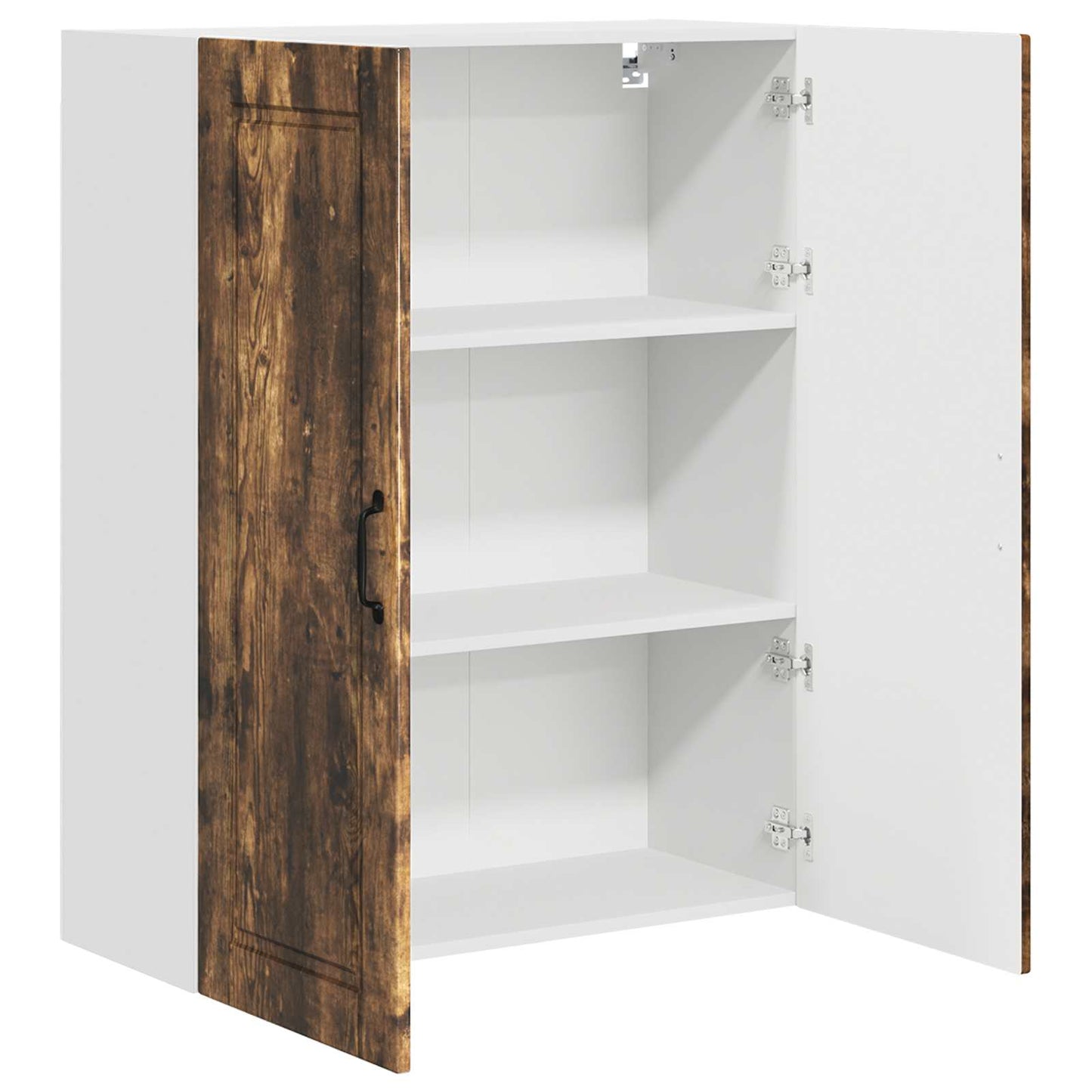 Keukenkast Gerookt eiken 80 x 31 x 100 cm Bewerkt hout is nu te koop bij PeponiXL, paradijselijk wonen!