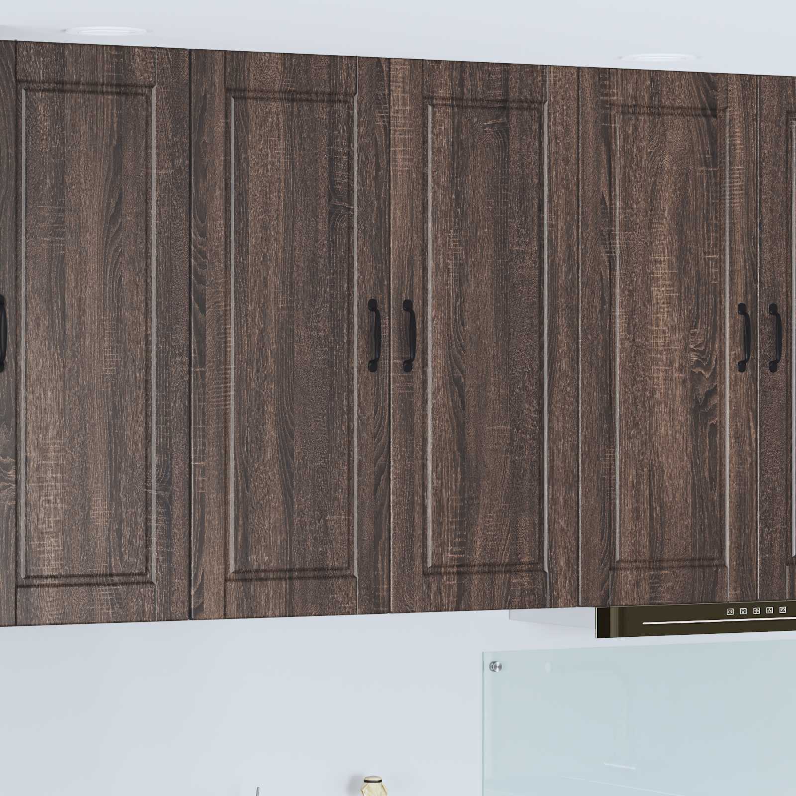 Vaatwasserpaneel Bruin Eiken 80 x 31 x 100 cm Bewerkt hout is nu te koop bij PeponiXL, paradijselijk wonen!