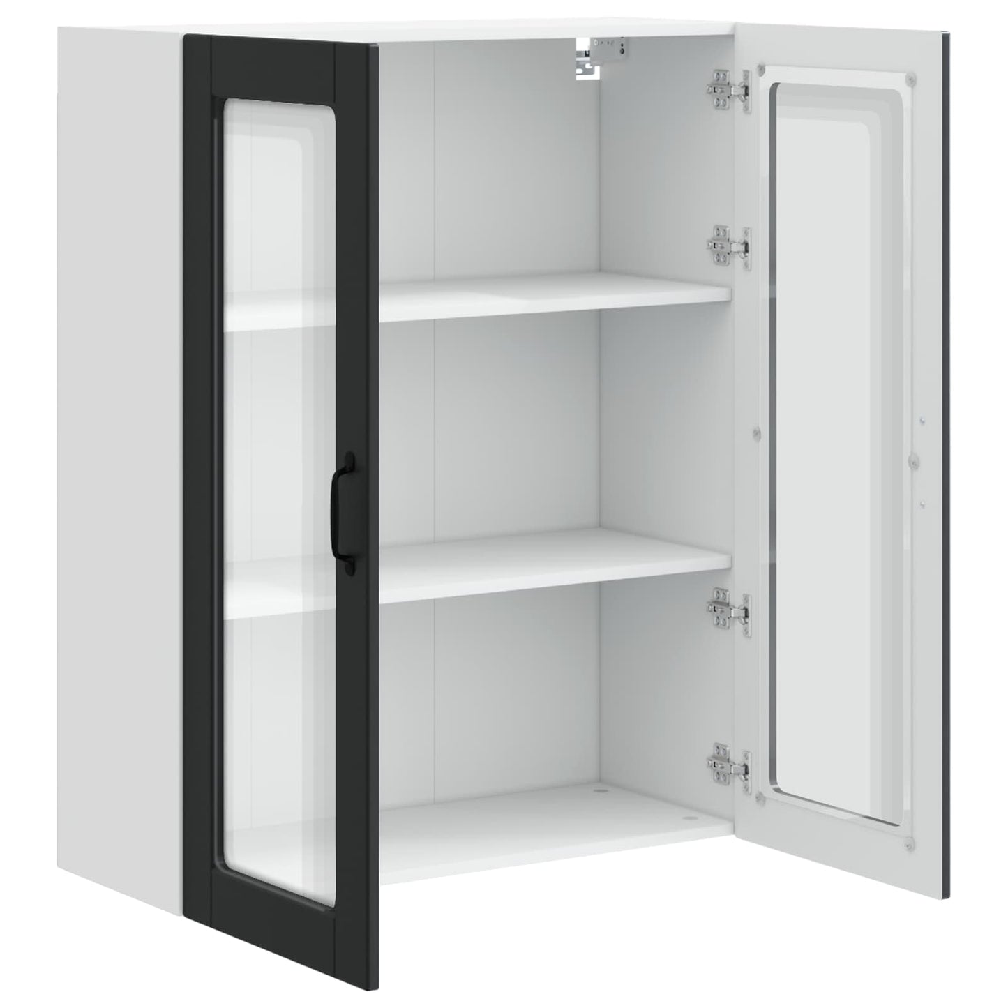 Keukenkast met plank Zwart 80 x 31 x 100 cm Bewerkt hout is nu te koop bij PeponiXL, paradijselijk wonen!