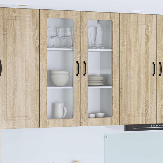 Vaatwasserpaneel Sonoma Eiken 80 x 31 x 100 cm Bewerkt hout is nu te koop bij PeponiXL, paradijselijk wonen!