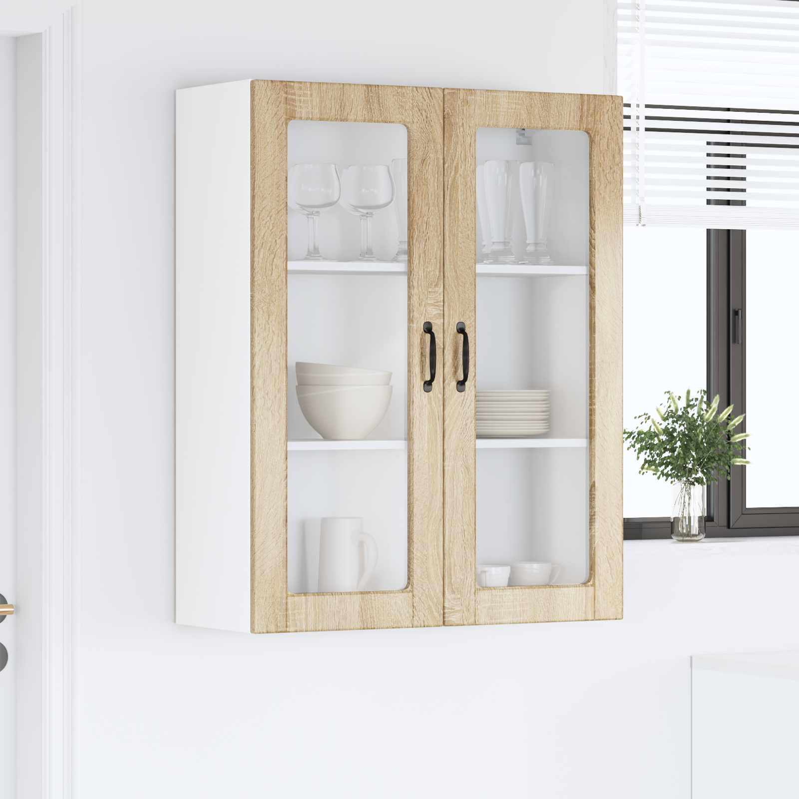 Vaatwasserpaneel Sonoma Eiken 80 x 31 x 100 cm Bewerkt hout is nu te koop bij PeponiXL, paradijselijk wonen!