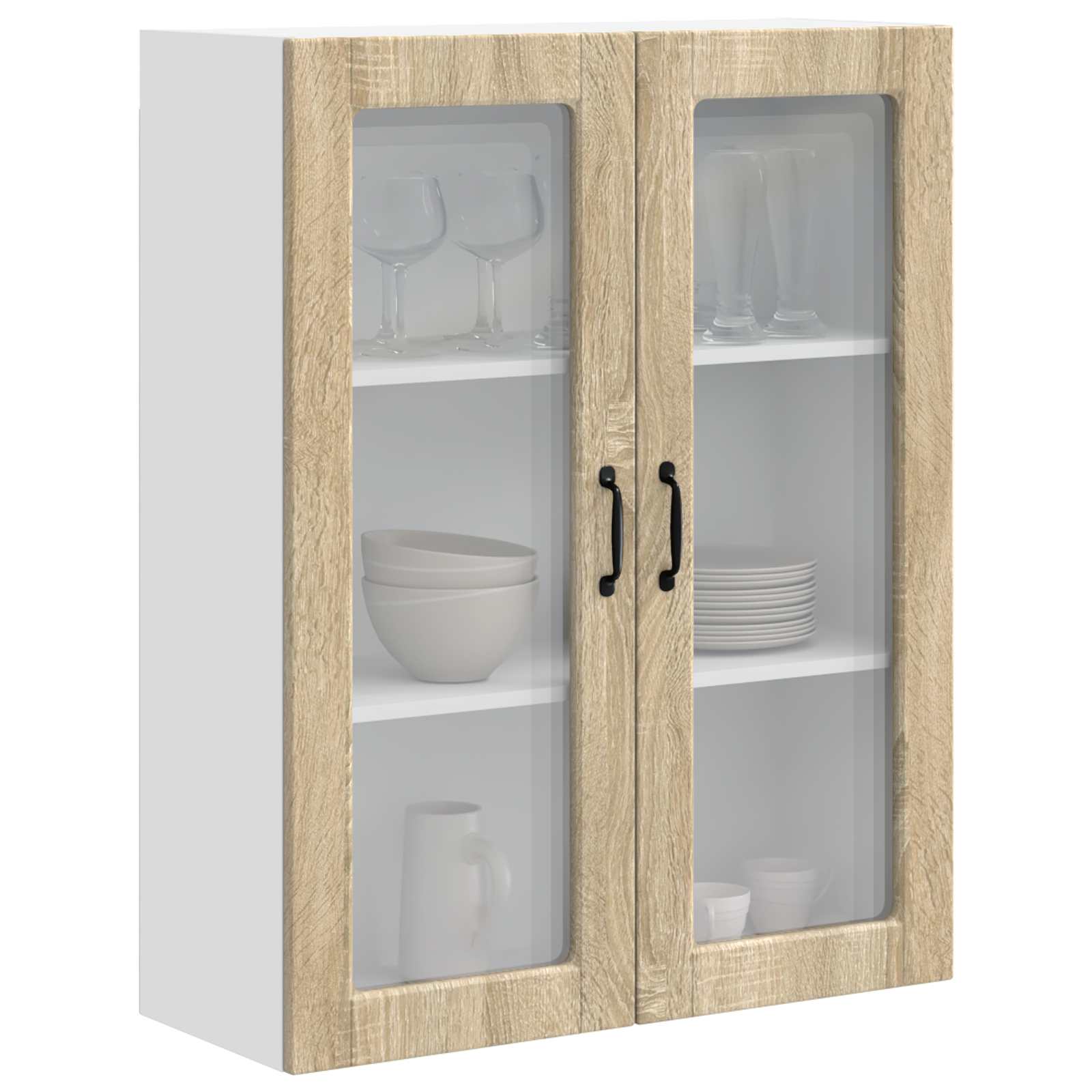 Vaatwasserpaneel Sonoma Eiken 80 x 31 x 100 cm Bewerkt hout is nu te koop bij PeponiXL, paradijselijk wonen!