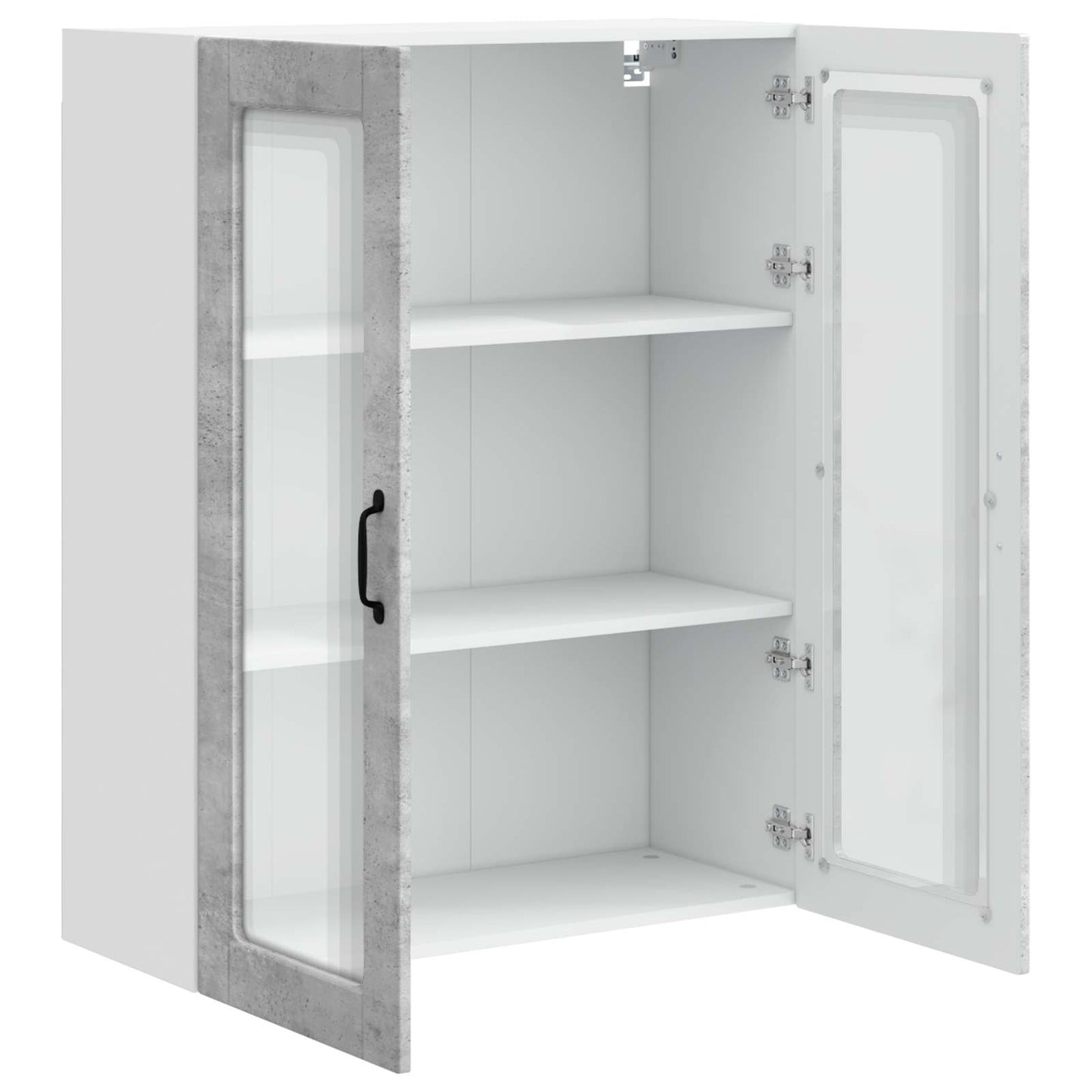 Keukenkast met plank Beton Grijs 80 x 31 x 100 cm Bewerkt hout is nu te koop bij PeponiXL, paradijselijk wonen!