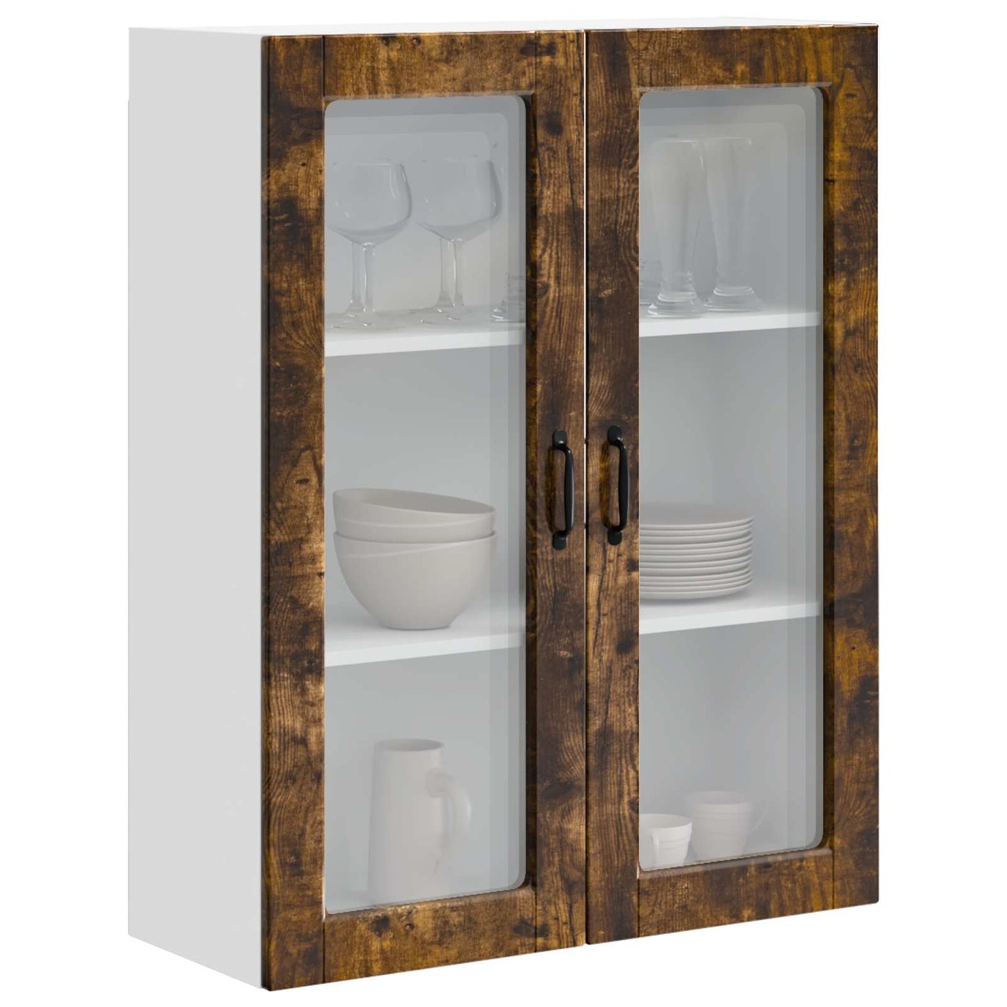 Vaatwasserpaneel Gerookt eiken 80 x 31 x 100 cm Bewerkt hout is nu te koop bij PeponiXL, paradijselijk wonen!