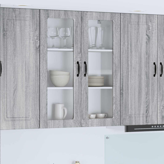 Vaatwasserpaneel Grijs Sonoma 80 x 31 x 100 cm Bewerkt hout is nu te koop bij PeponiXL, paradijselijk wonen!