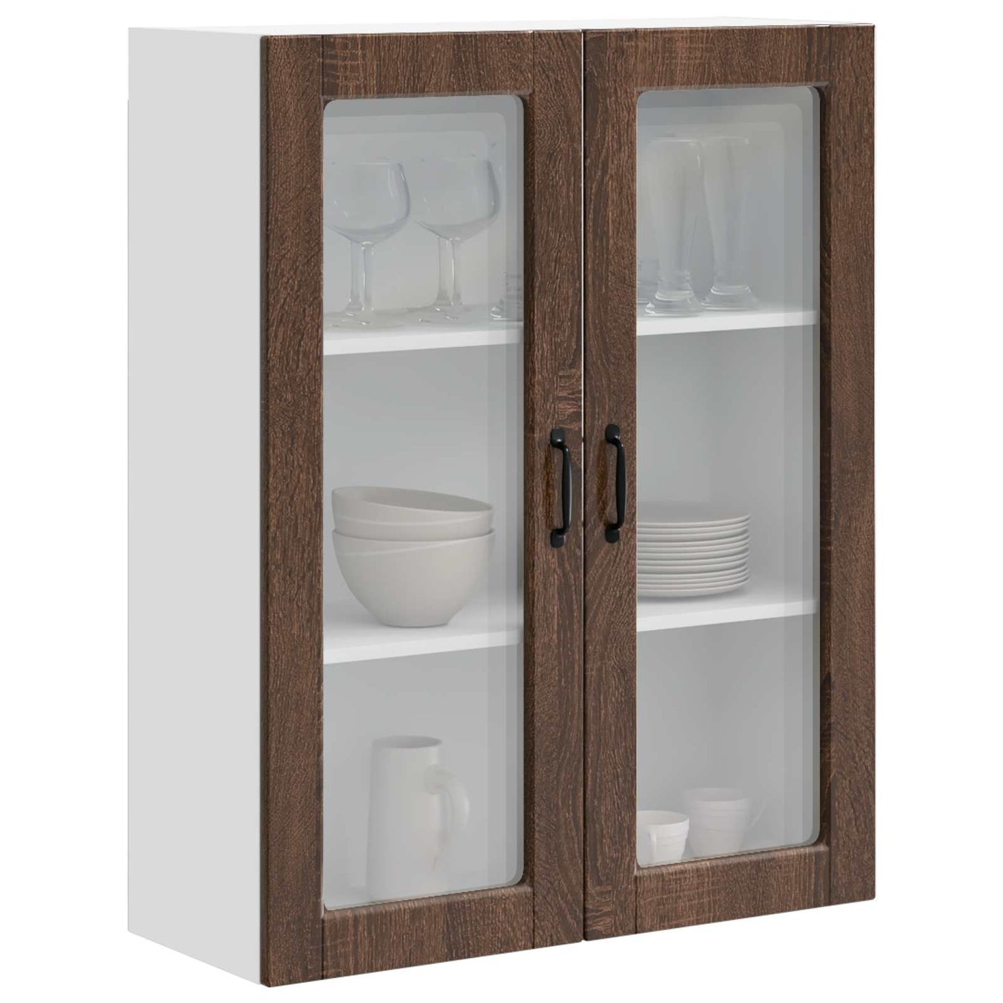 Vaatwasserpaneel Bruin Eiken 80 x 31 x 100 cm Bewerkt hout is nu te koop bij PeponiXL, paradijselijk wonen!